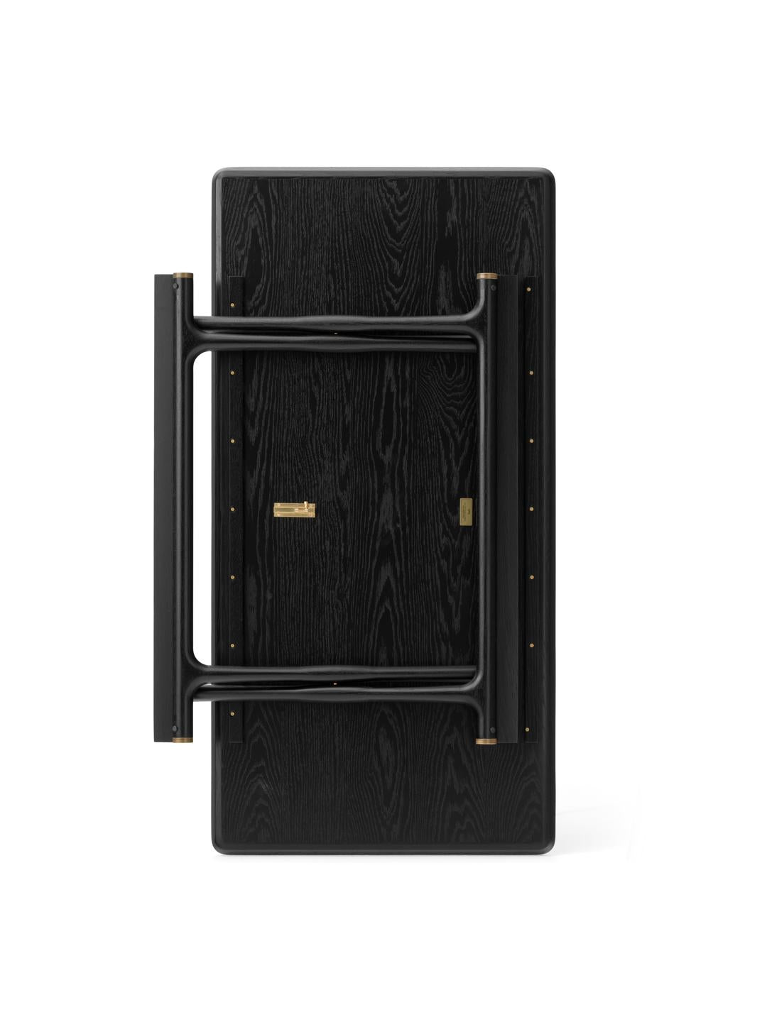 JÄGER Coffee Table Black Oak Wood