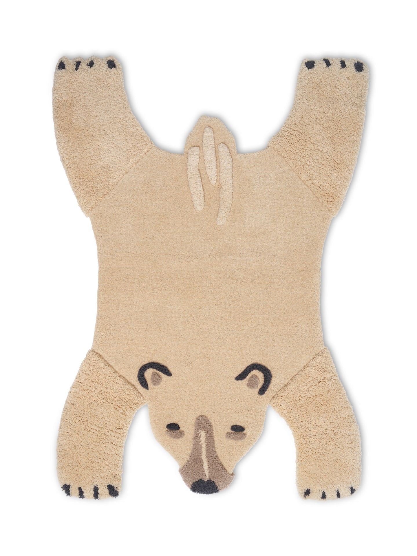 Dekorativer Teppich POLAR BEAR beige