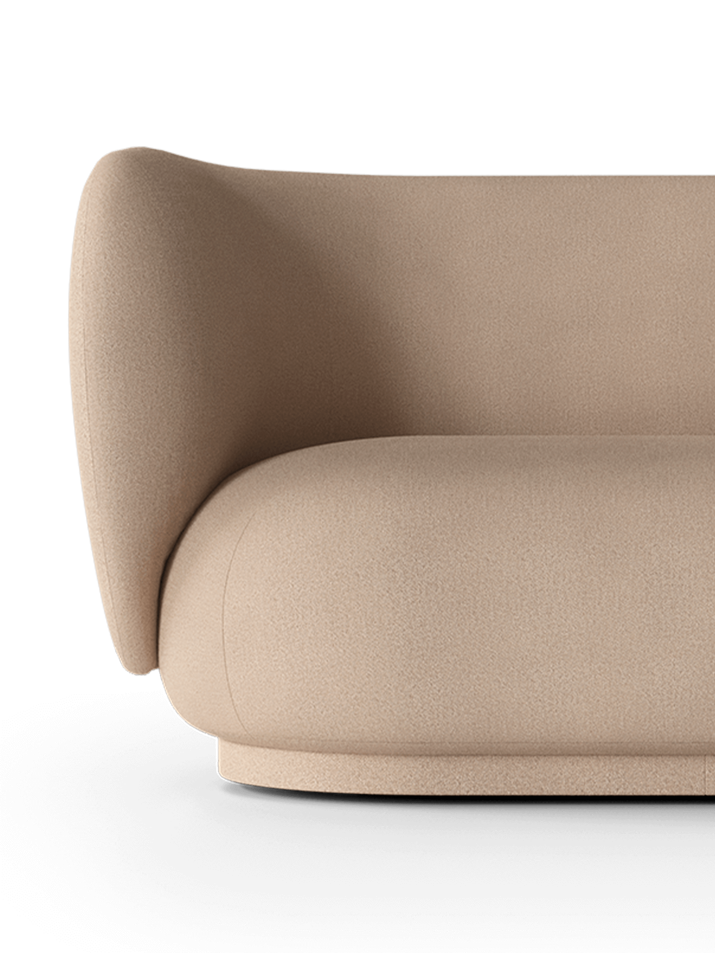 RICO 3-Seater Sofa Brushed Sand - Display Model