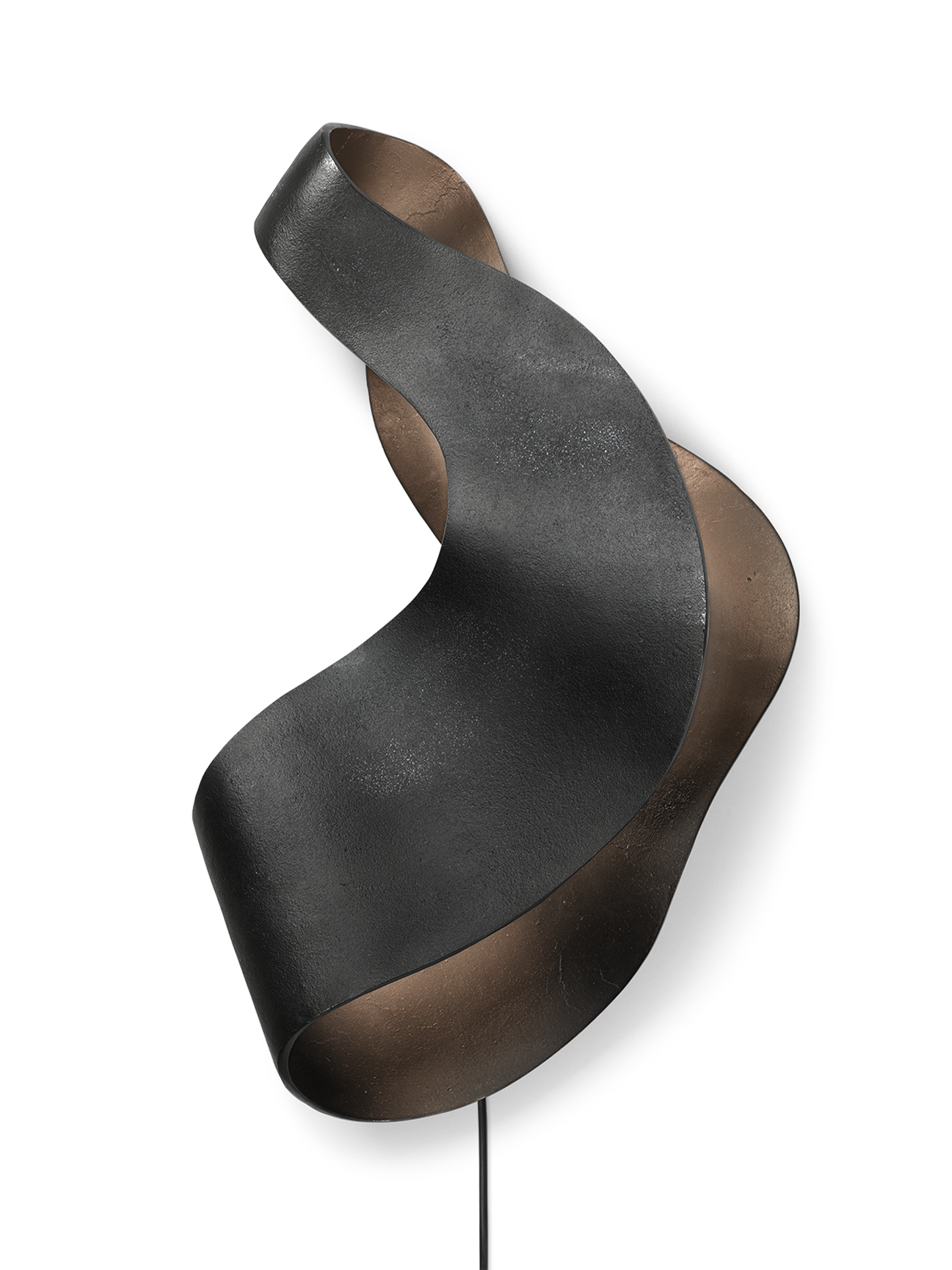 Lampa ścienna OYSTER czarny – styl nowoczesny