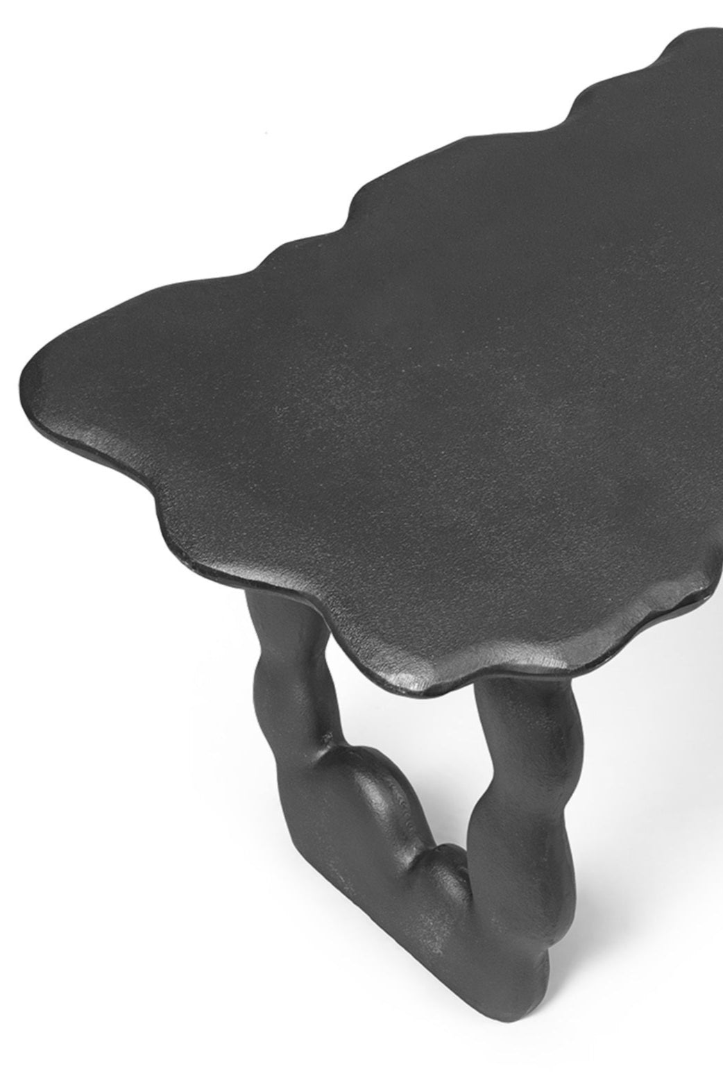 DAL PIECE table black aluminum