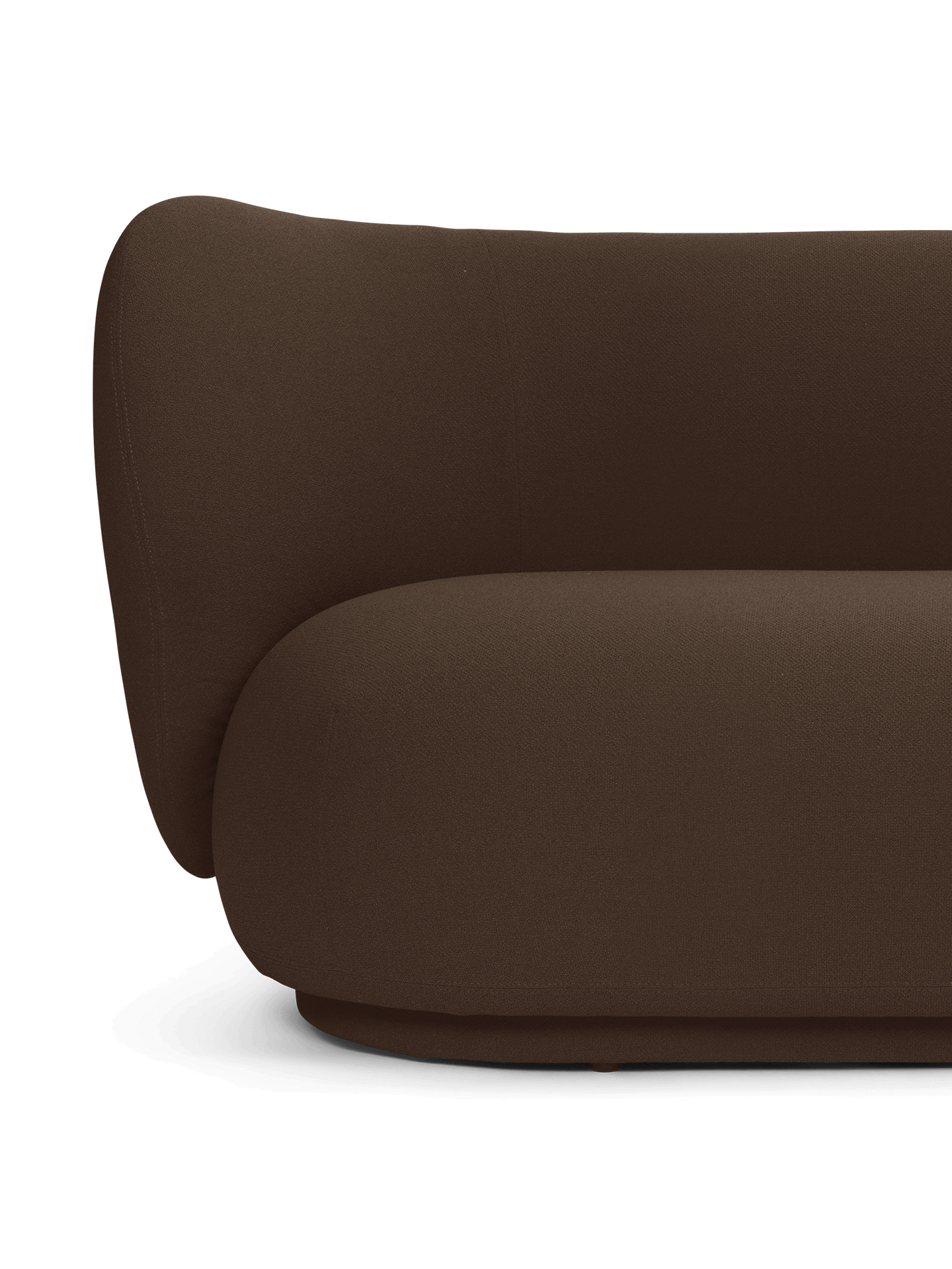 Sofa 2-zits RICO Graan bruin