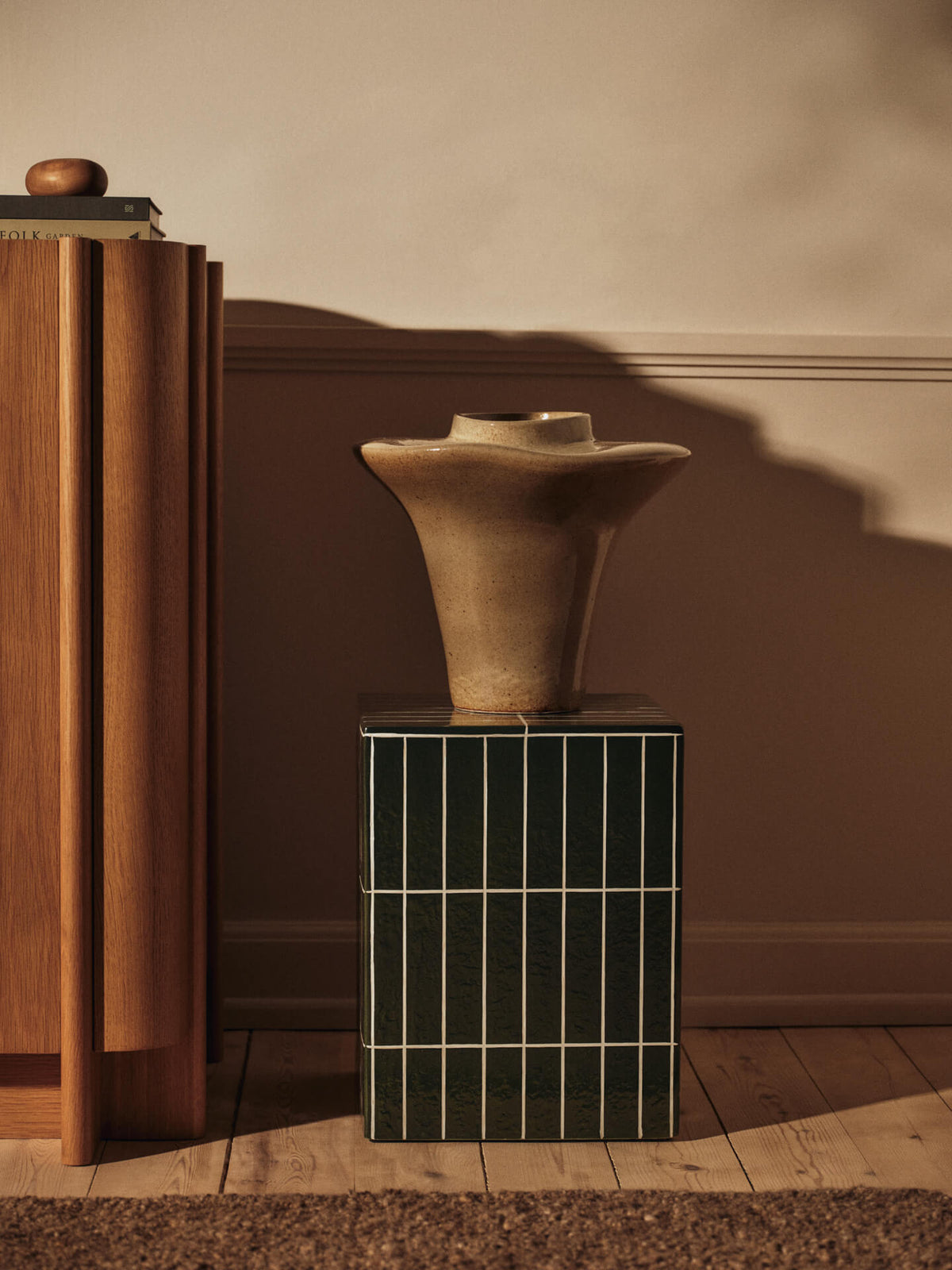 Bijzettafel PILLAR groen