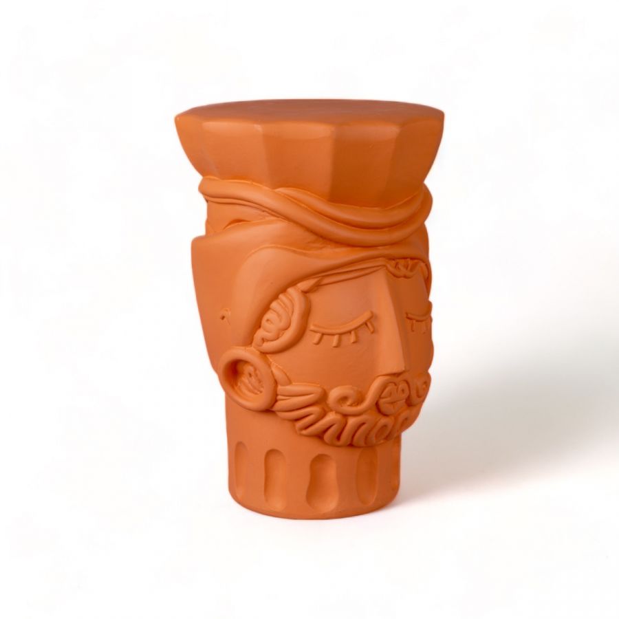 Hocker MAGNA GRAECIA - MAN terrakotta