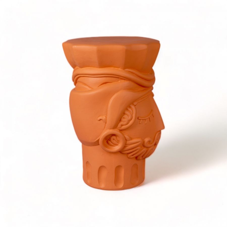 Hocker MAGNA GRAECIA - MAN terrakotta
