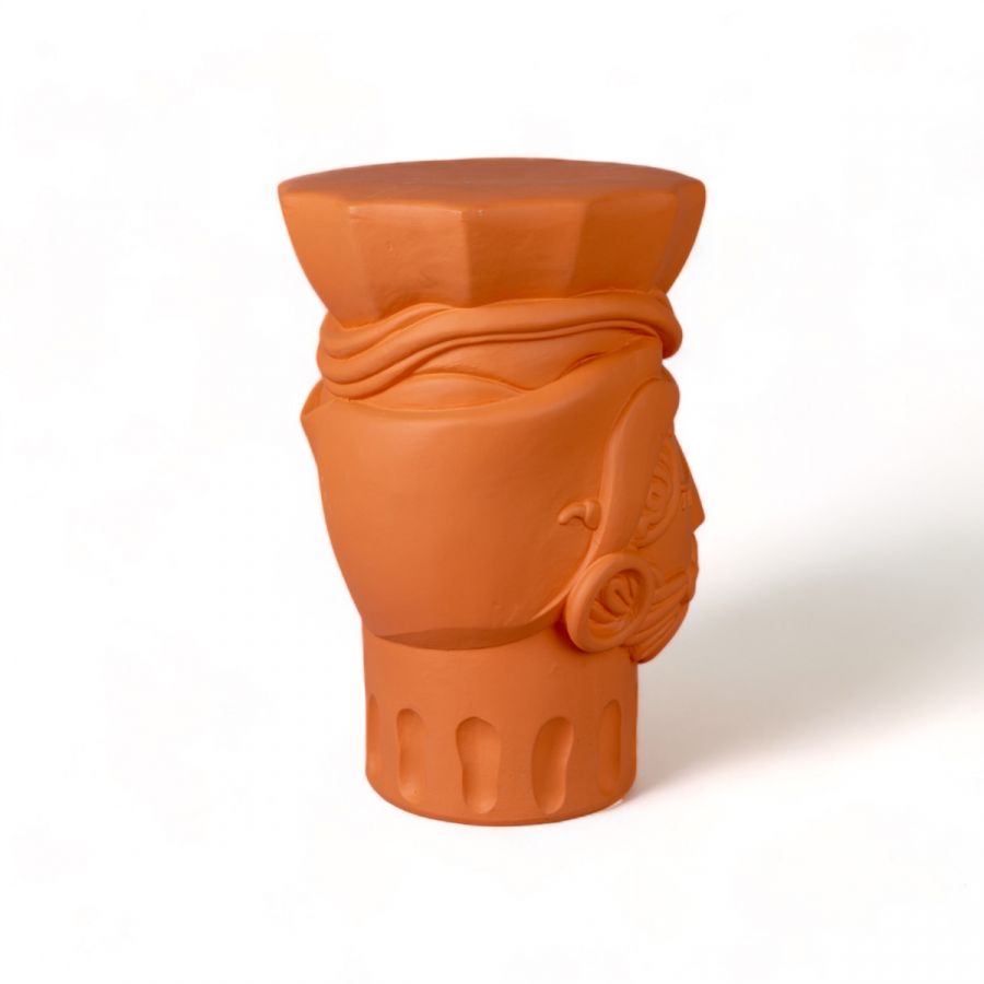Hocker MAGNA GRAECIA - MAN terrakotta