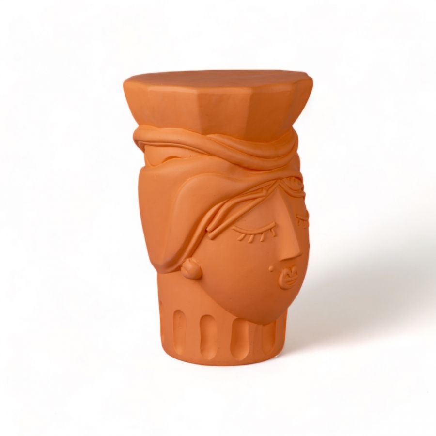 Hocker MAGNA GRAECIA - MAN terrakotta