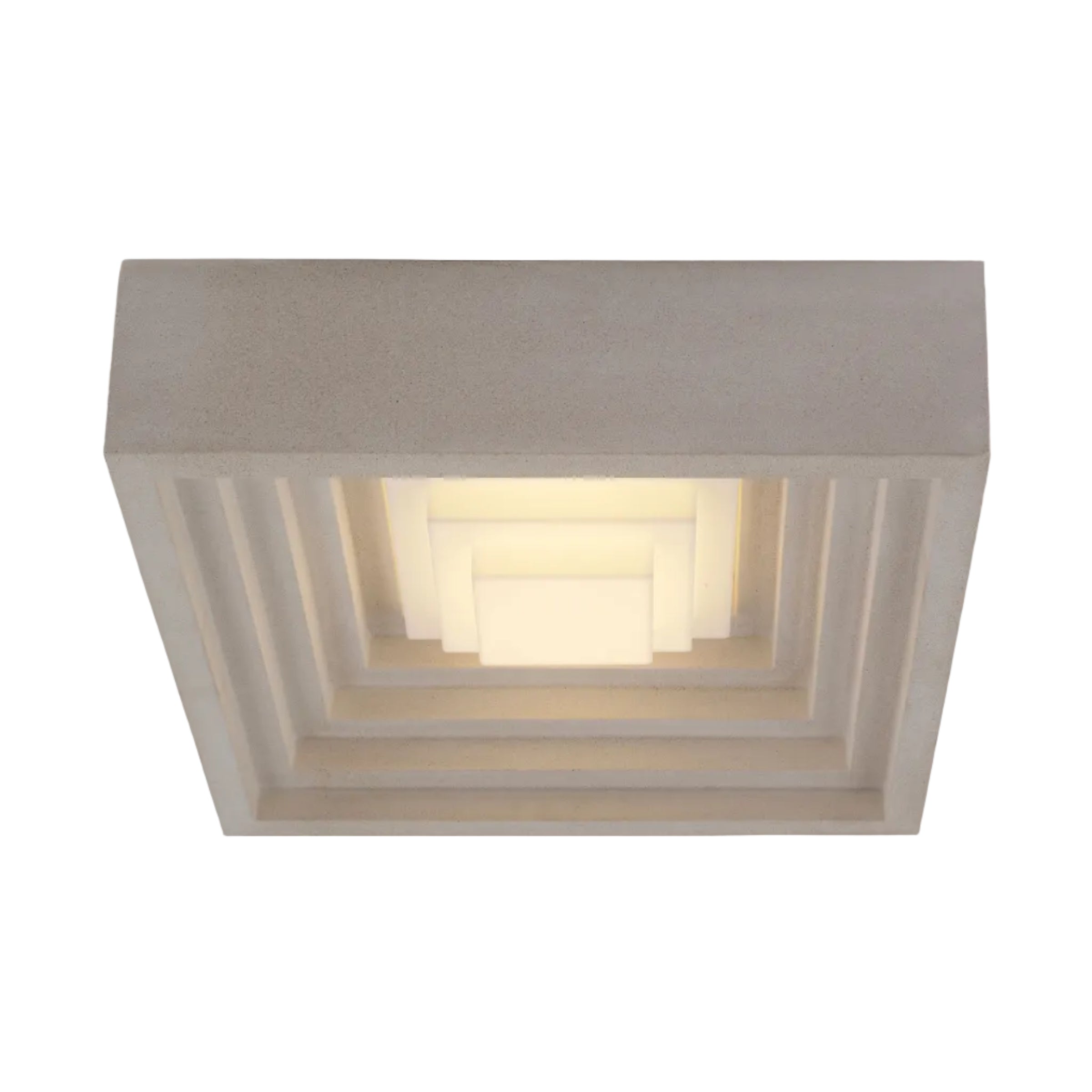 Beige Jesmonite Wandlamp PANTHEUM