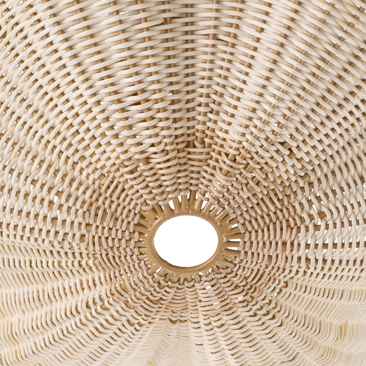 Hängende Lampe Los Palmos natürlicher Schnitt