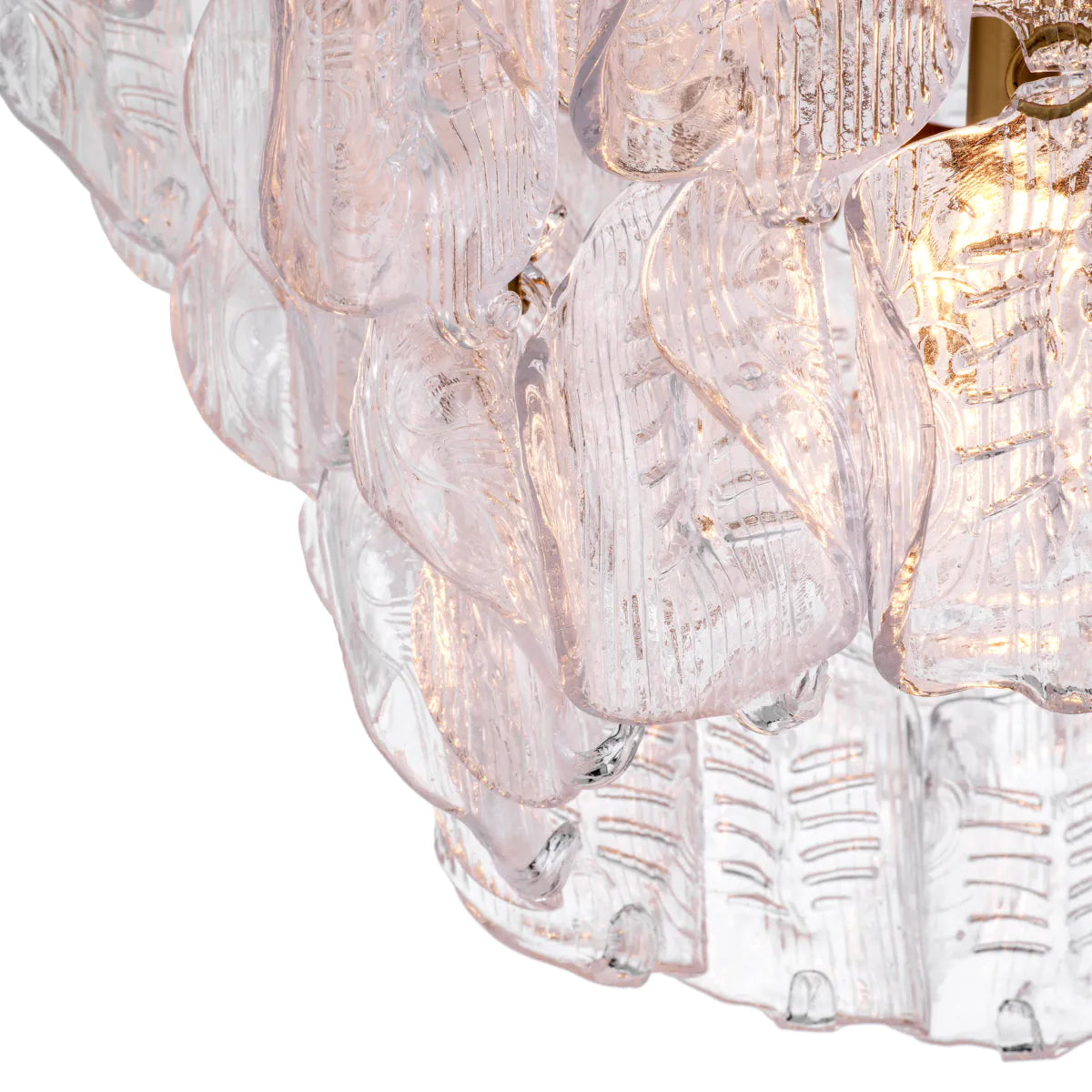 Kroonluchter SOLANGE doorzichtig glas