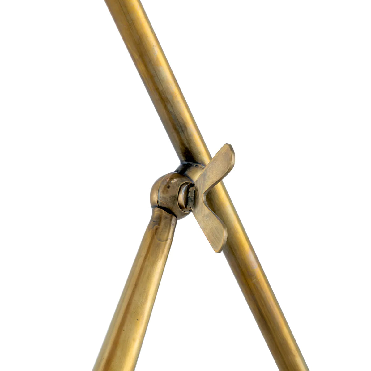 KON TIKI table lamp rattan with antique gold