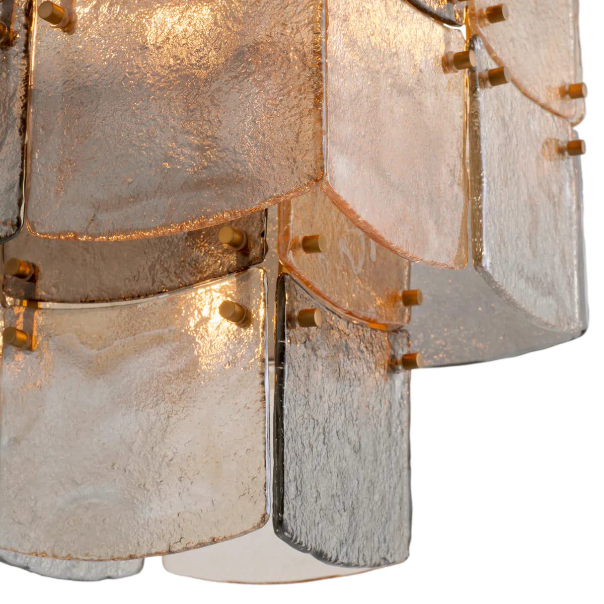 Kroonluchter LAURENT met rookglas