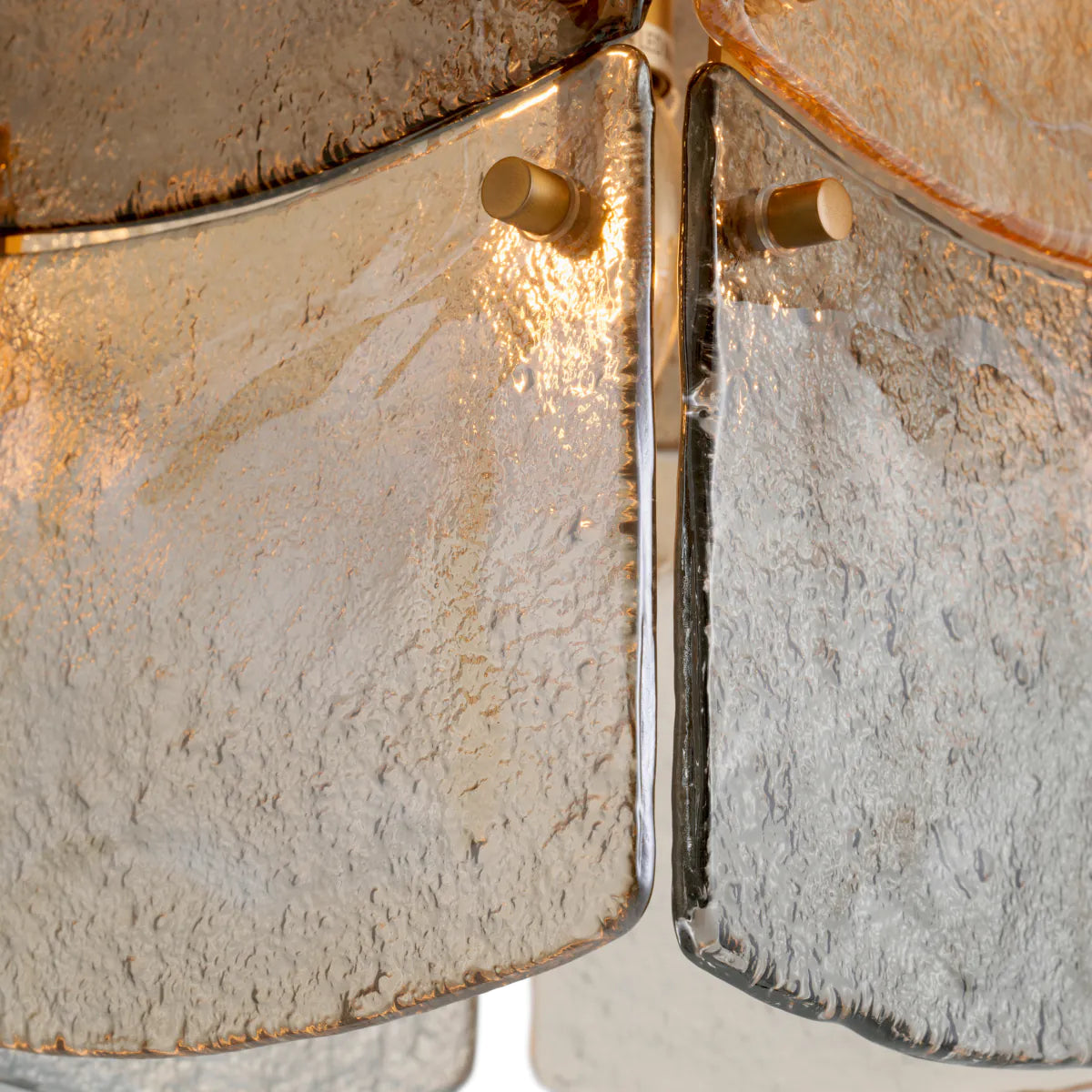 Kroonluchter LAURENT met rookglas