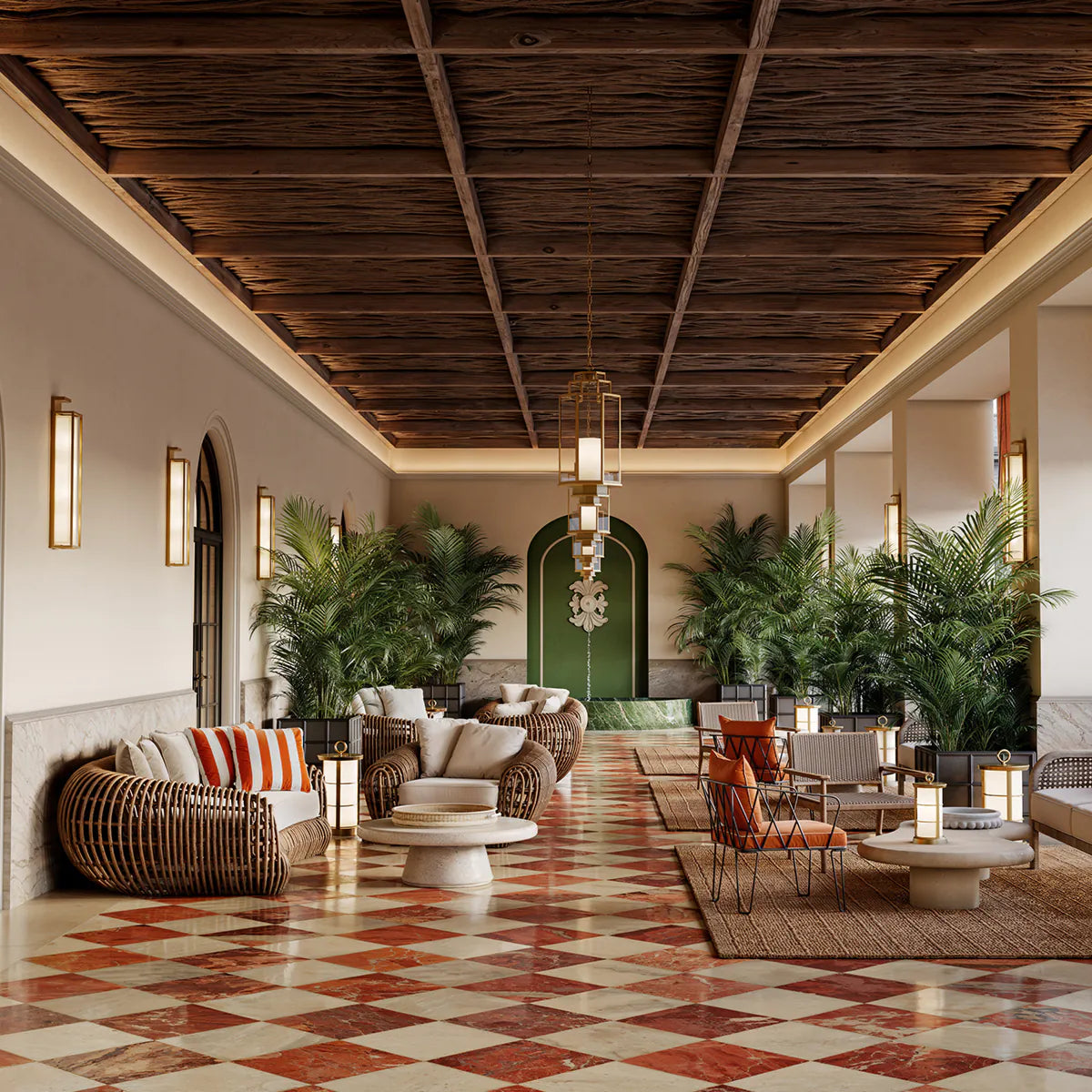 Buitenfauteuil SIDERNO synthetisch riet