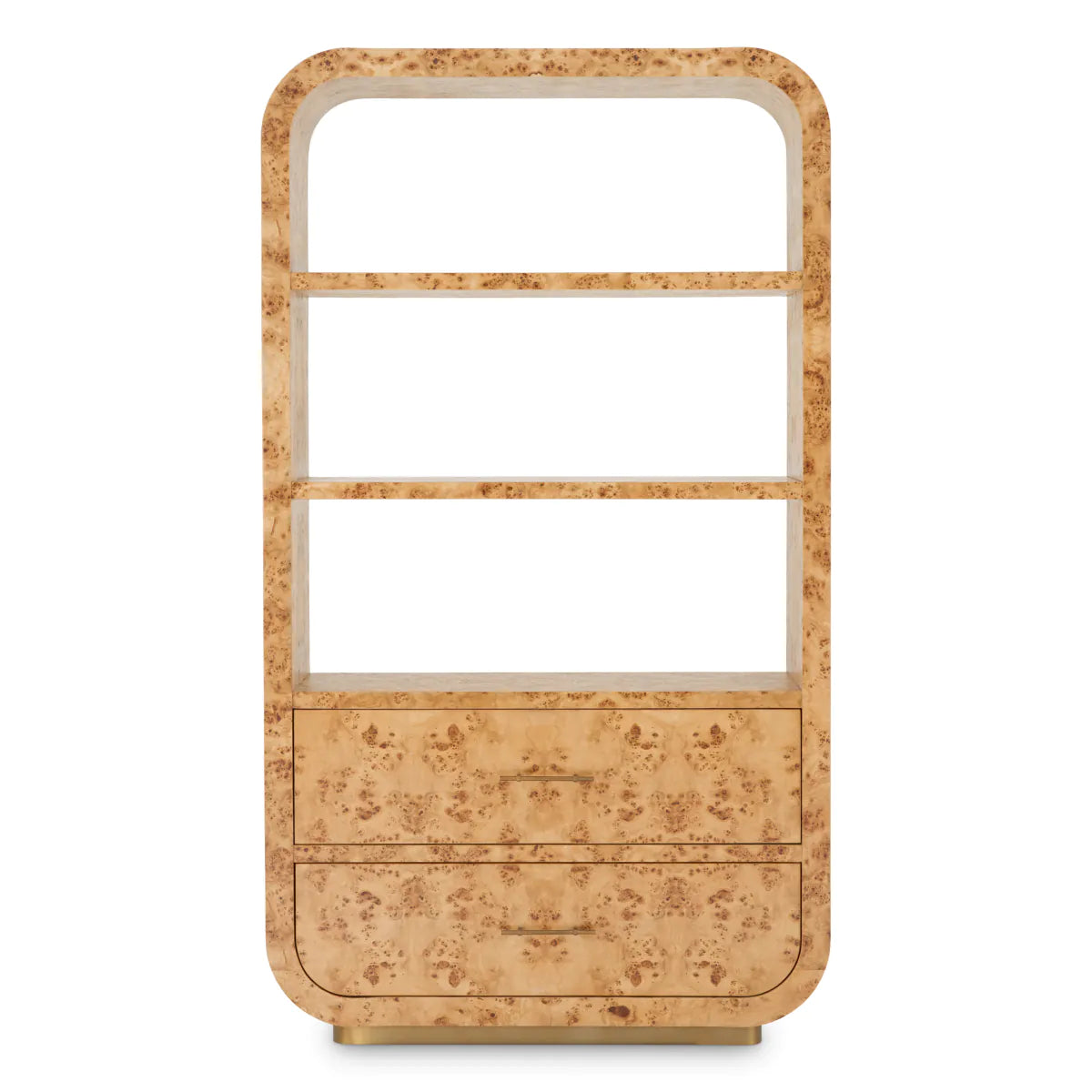 Boekenkast QUINTON lichtbruin esdoornfineer