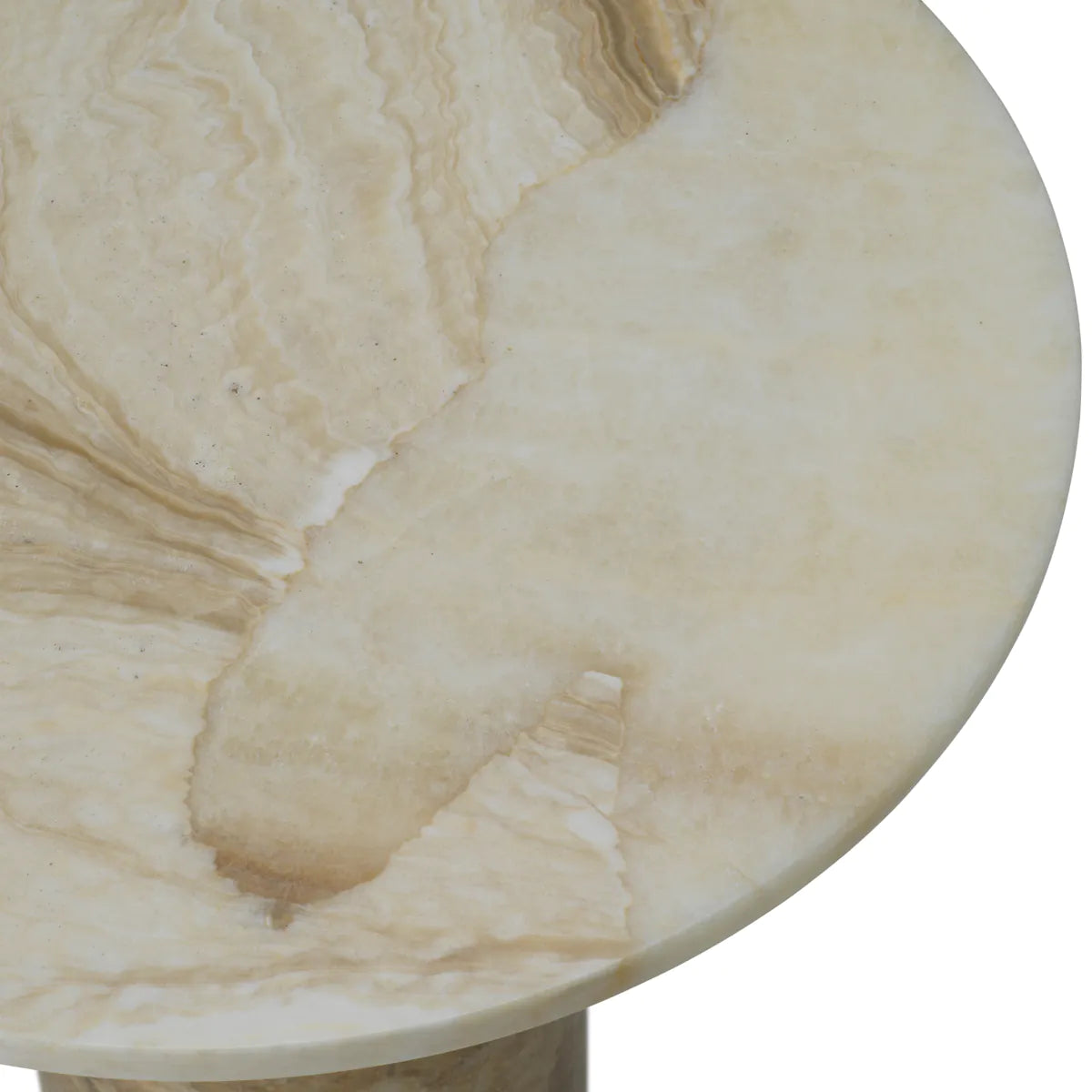 Beistelltisch TERRY beige Onyx