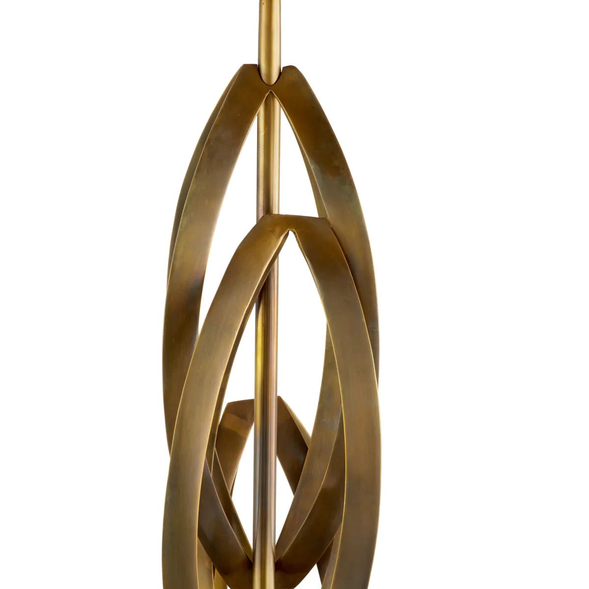 Tafellamp BELLAMONT antiek goud met granieten voet