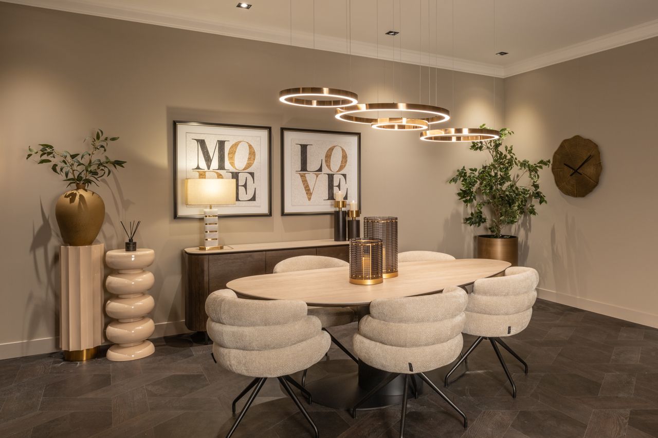 Gouden LILOU kroonluchter