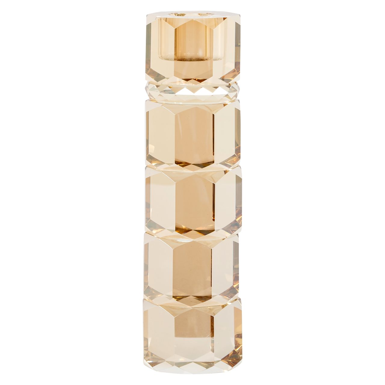 ZOFIA Gold Glass Candle Holder