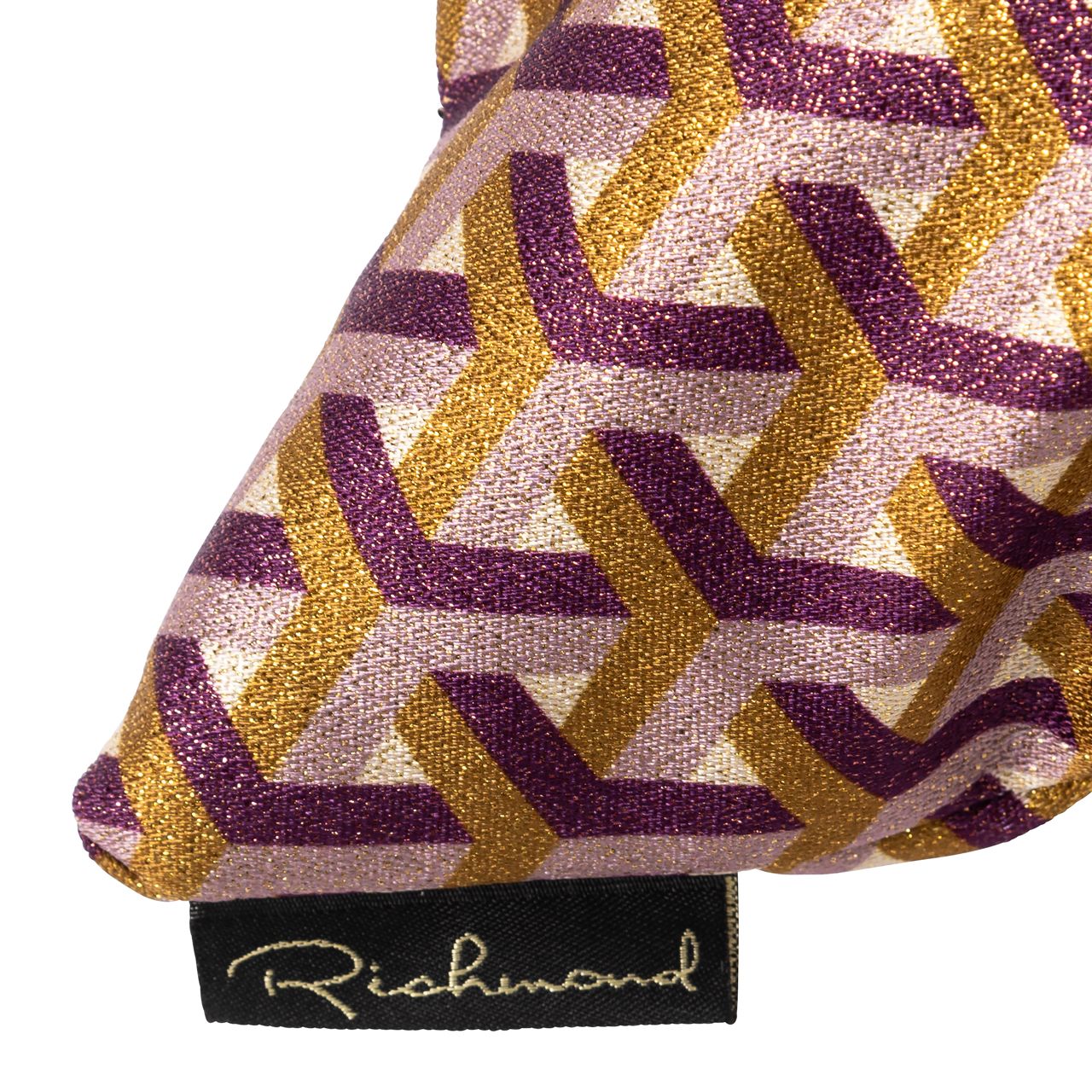 Pillow POMMELIN paars met goud