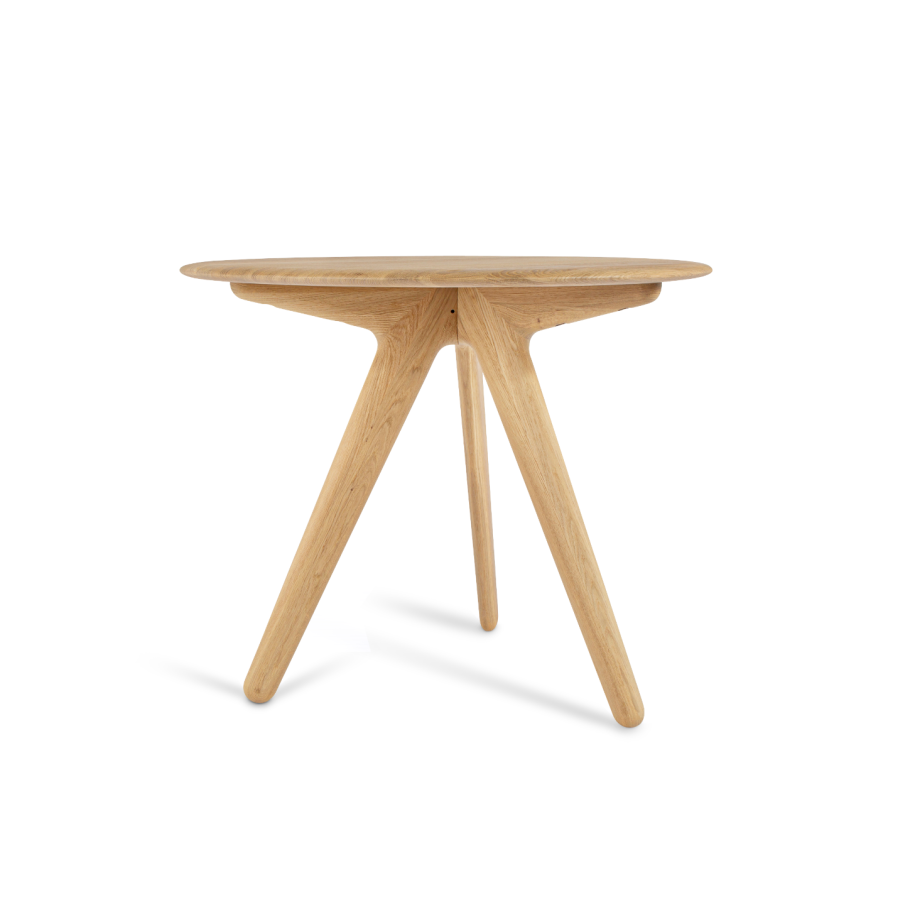 Ronde tafel SLAB eikenhout