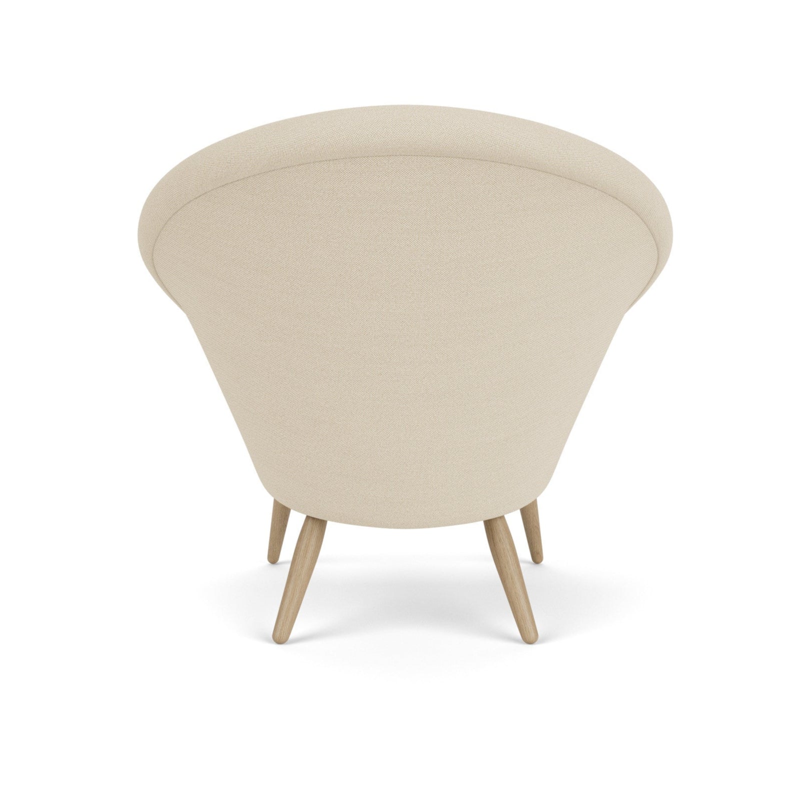 ODA Armchair in Beige with Oak Base