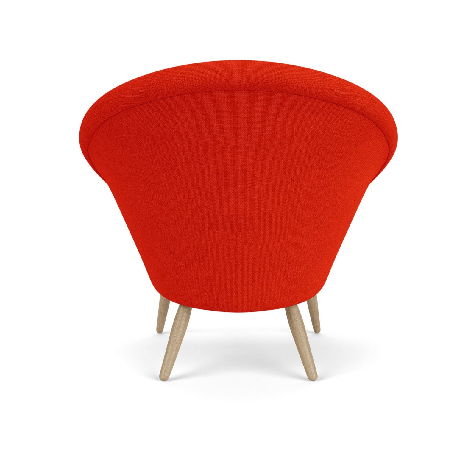 Sessel ODA rot mit Eichenbasis