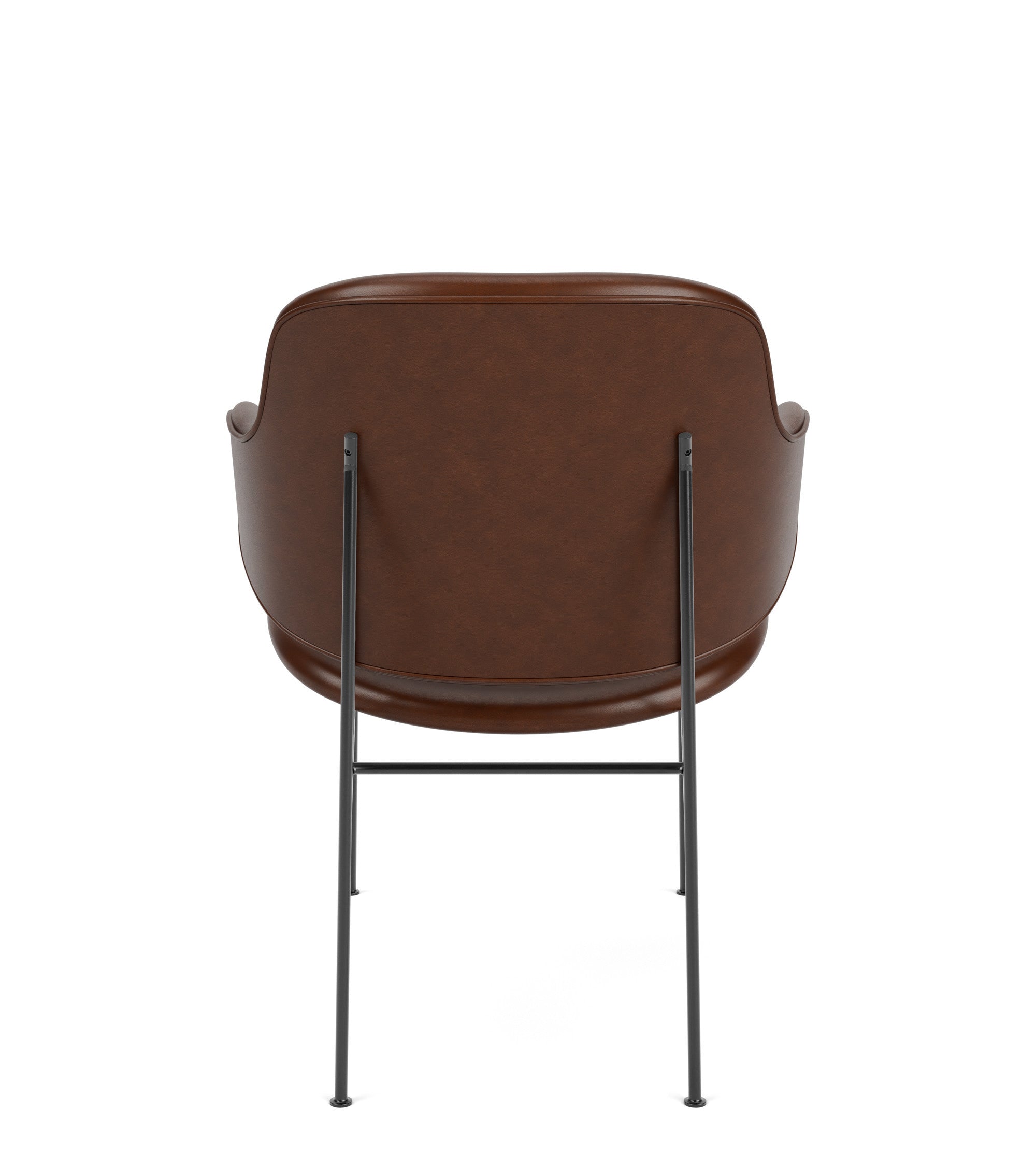 PENGUIN Armchair brown leather