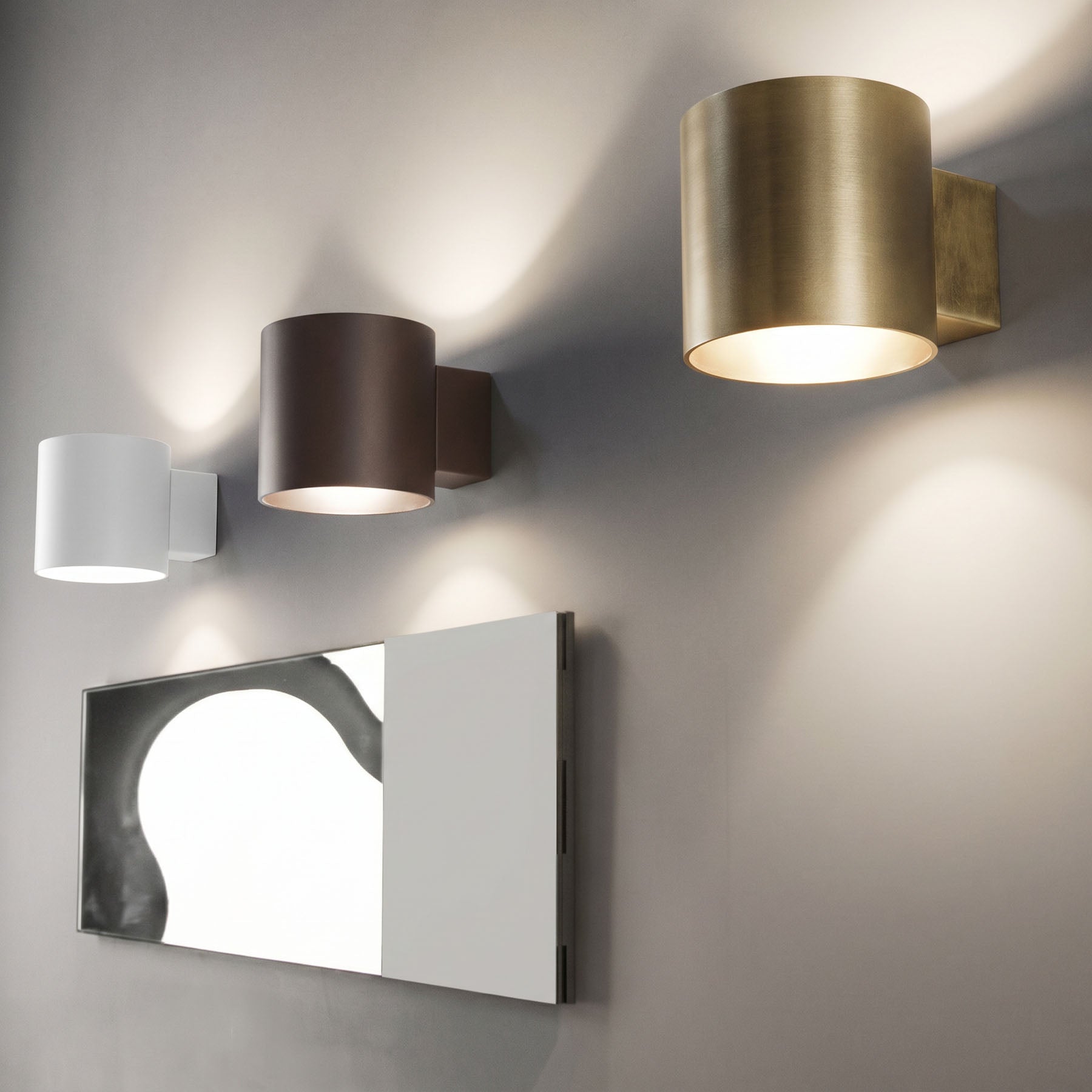 Wandlamp TUBE bruin