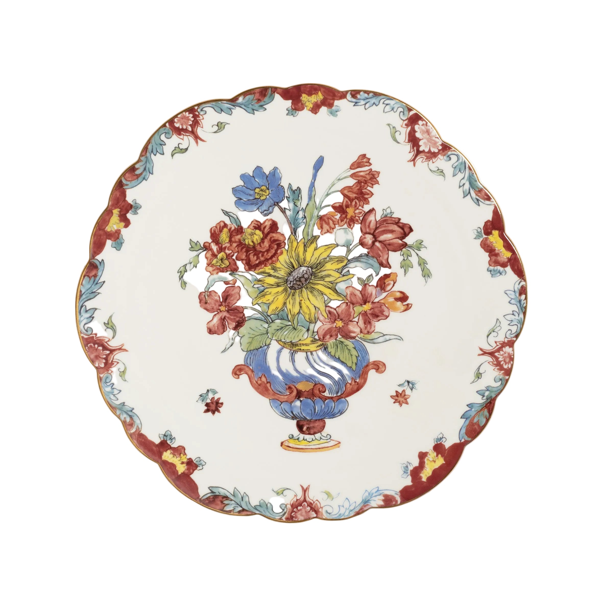 Patera PATINA wit met rood en blauw