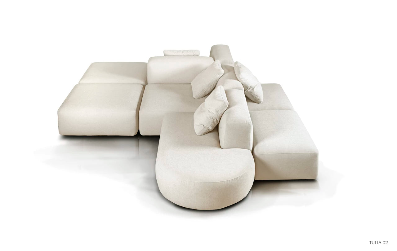 Right-sided corner sofa BABBLE customizable