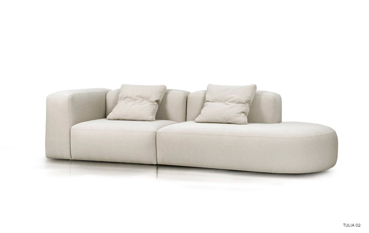 Right-sided corner sofa BABBLE customizable