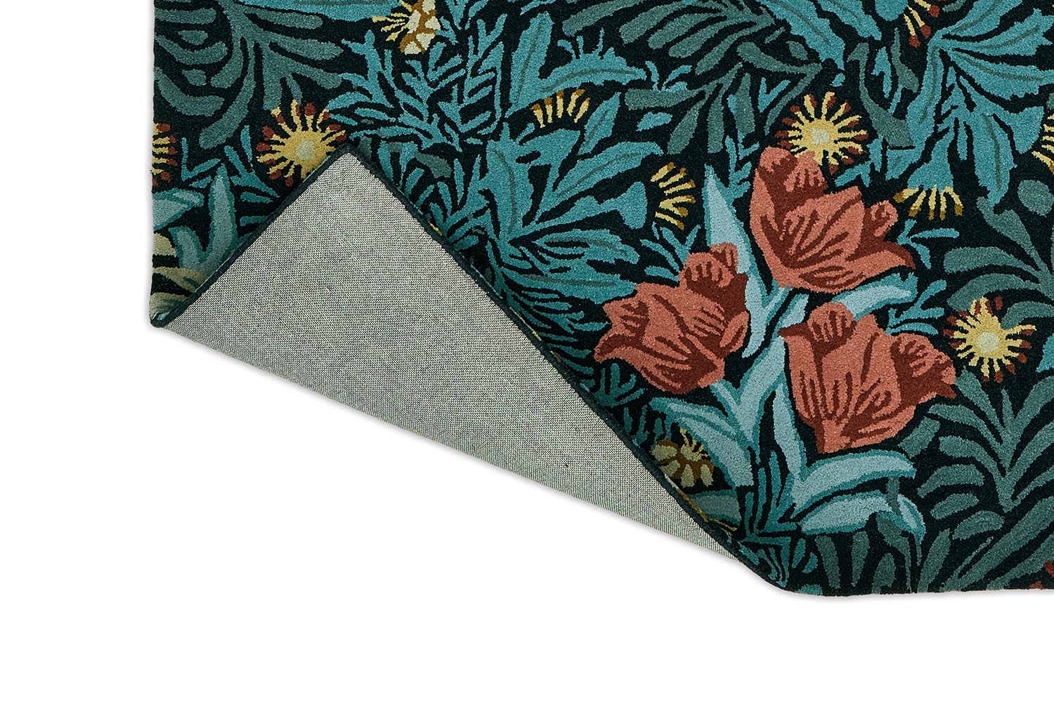 MOrew rug - Bower Indigo Turquoise