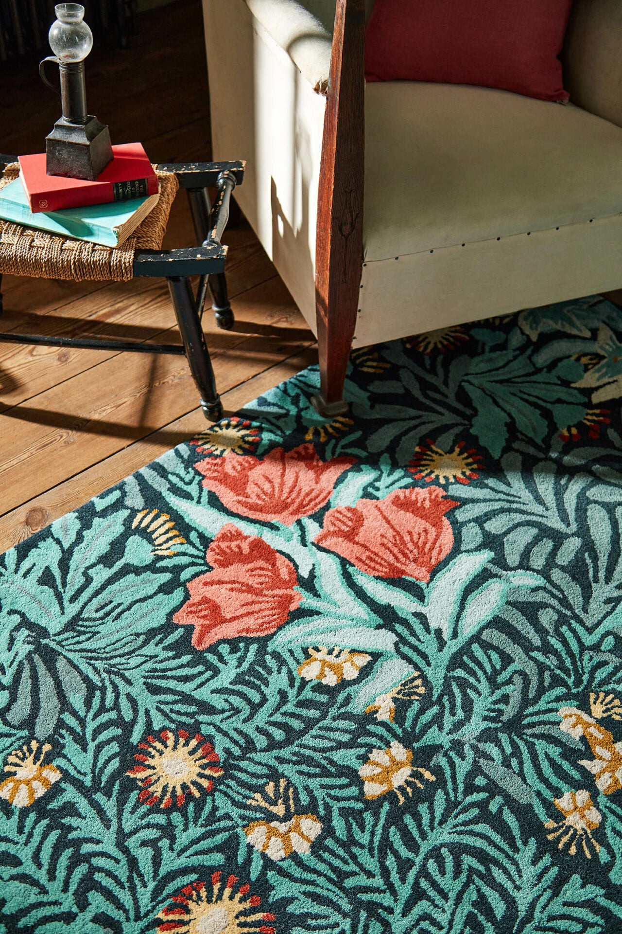 MOrew rug - Bower Indigo Turquoise