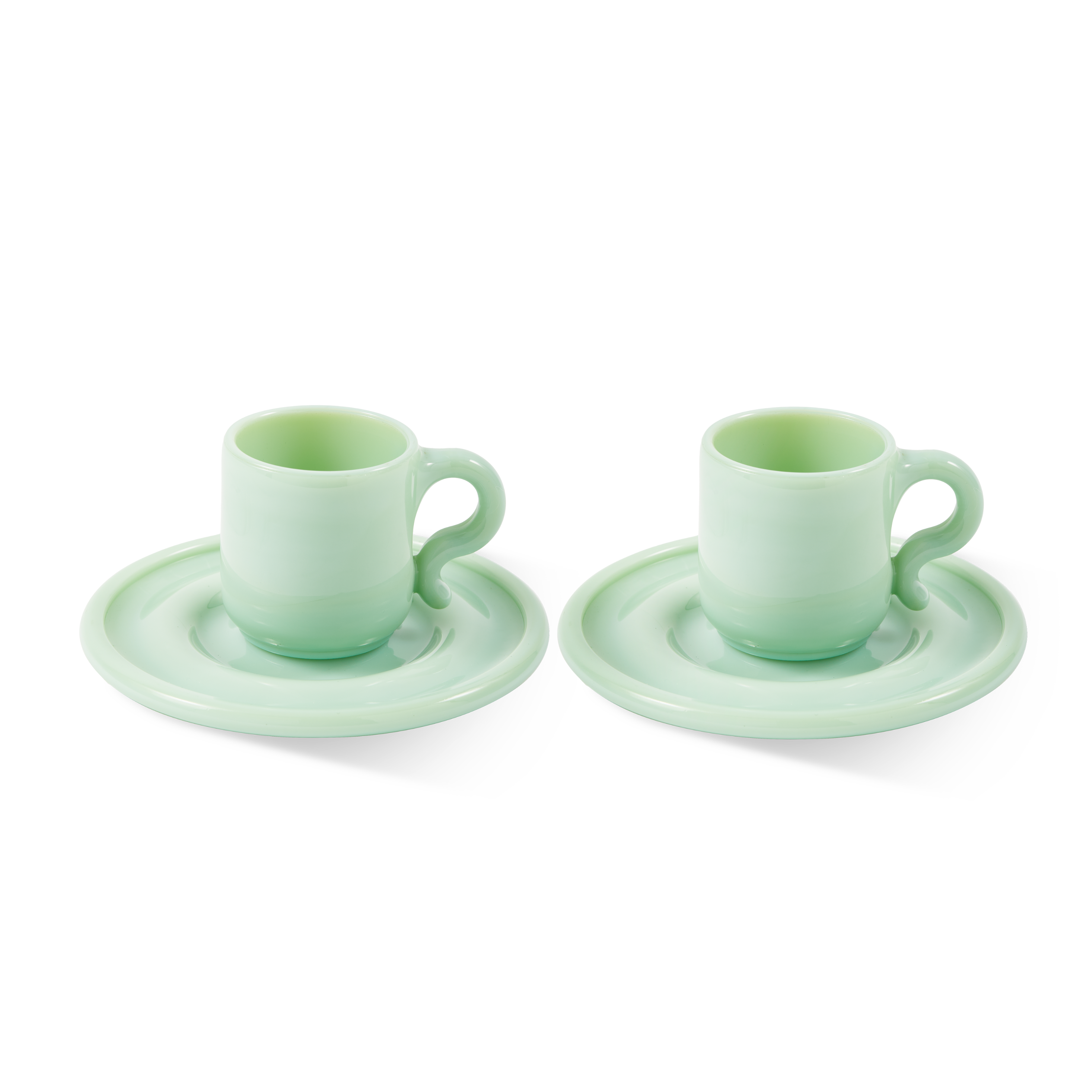 Set van espresso kopjes GOBI lichtgroen