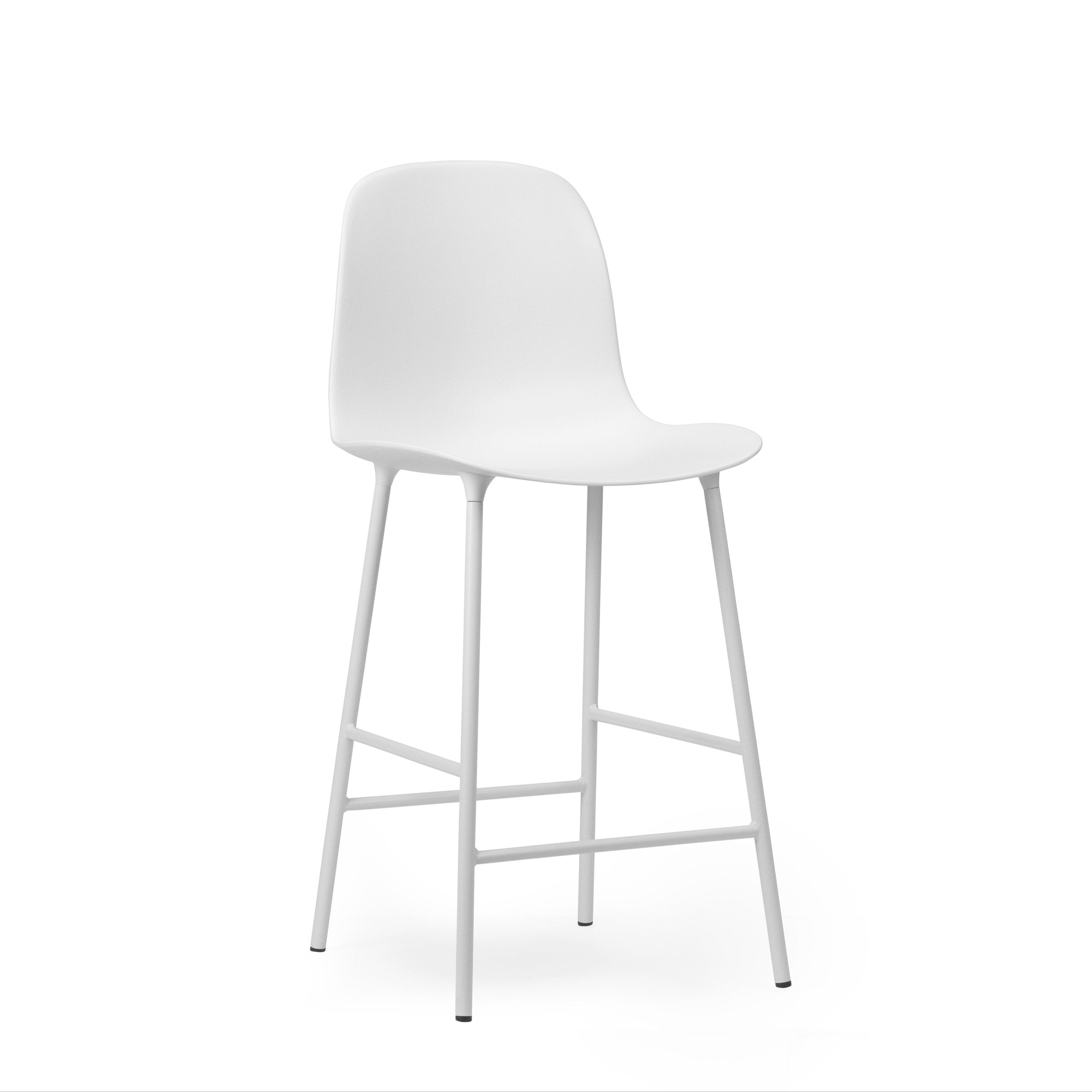 Krzesło barowe FORM biały do jadalni – Normann Copenhagen