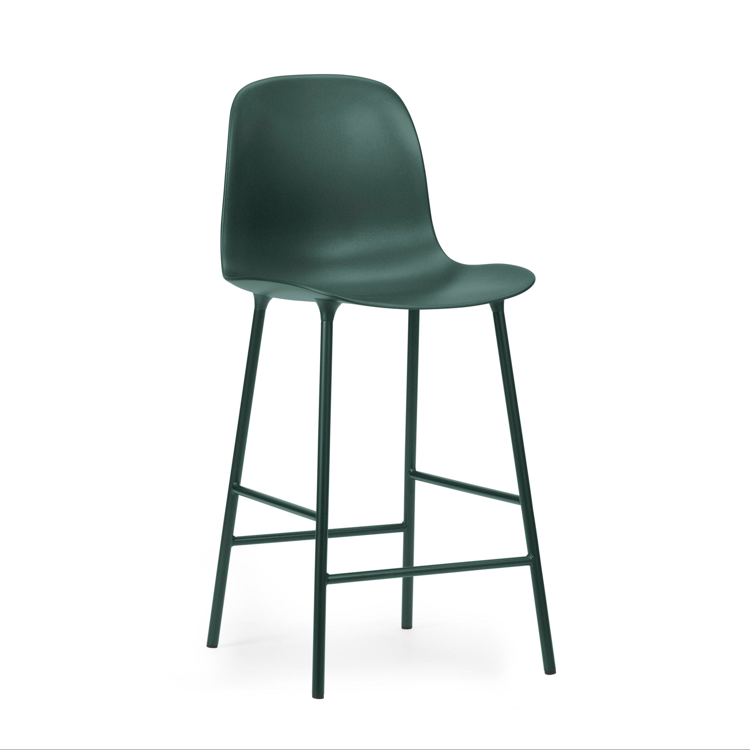 Krzesło barowe FORM zielony – Normann Copenhagen