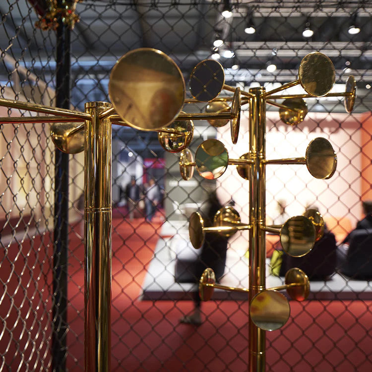 Zilveren staande kapstok CHAPERON