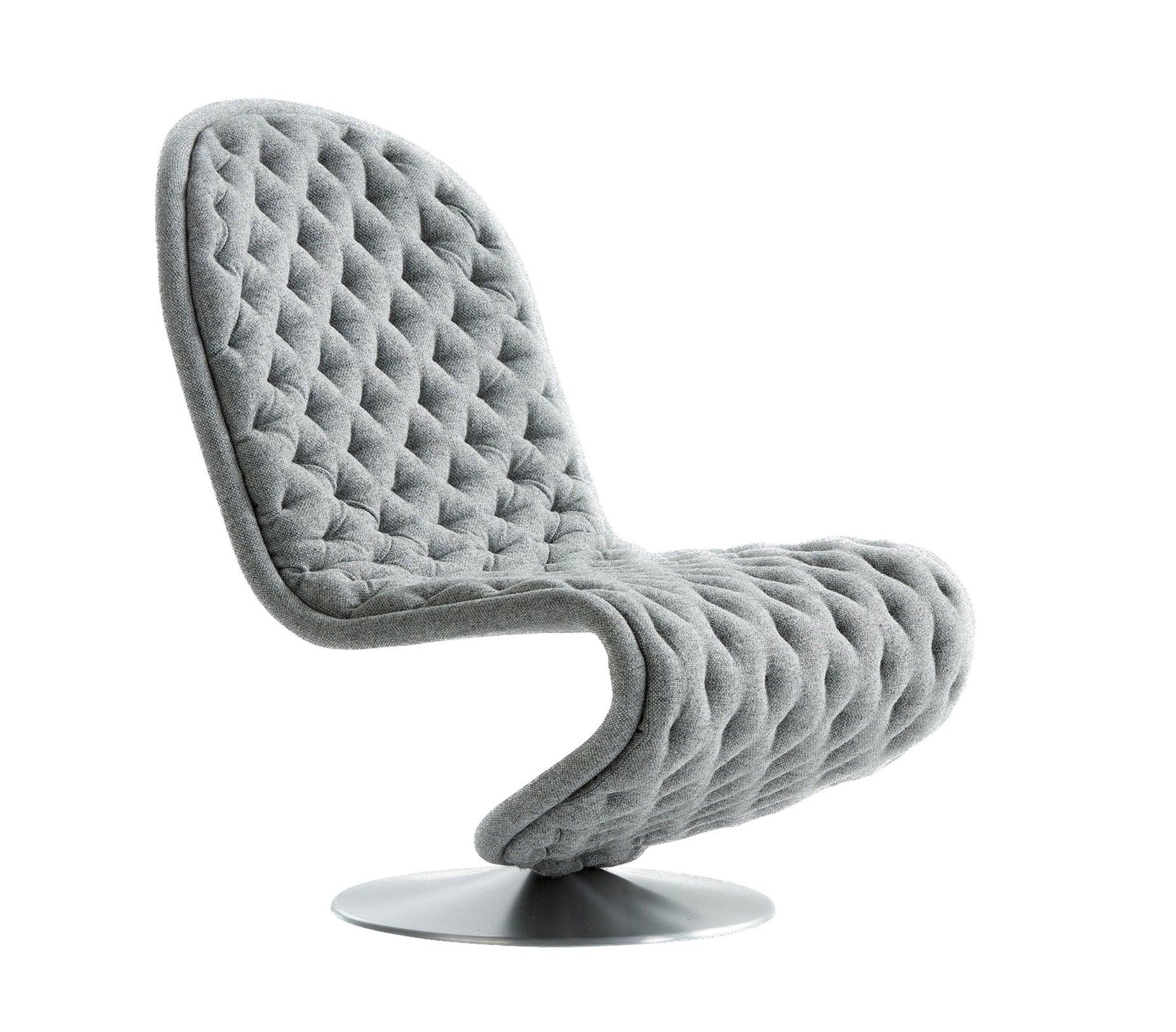 Fotel SYSTEM 1-2-3 LOUNGE DELUXE z okrągłą podstawą Verpan Eye on Design