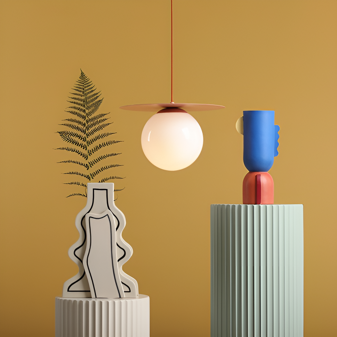 Hanglamp LOOP koraal