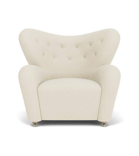 THE TIRED MAN Armchair Cream Boucle