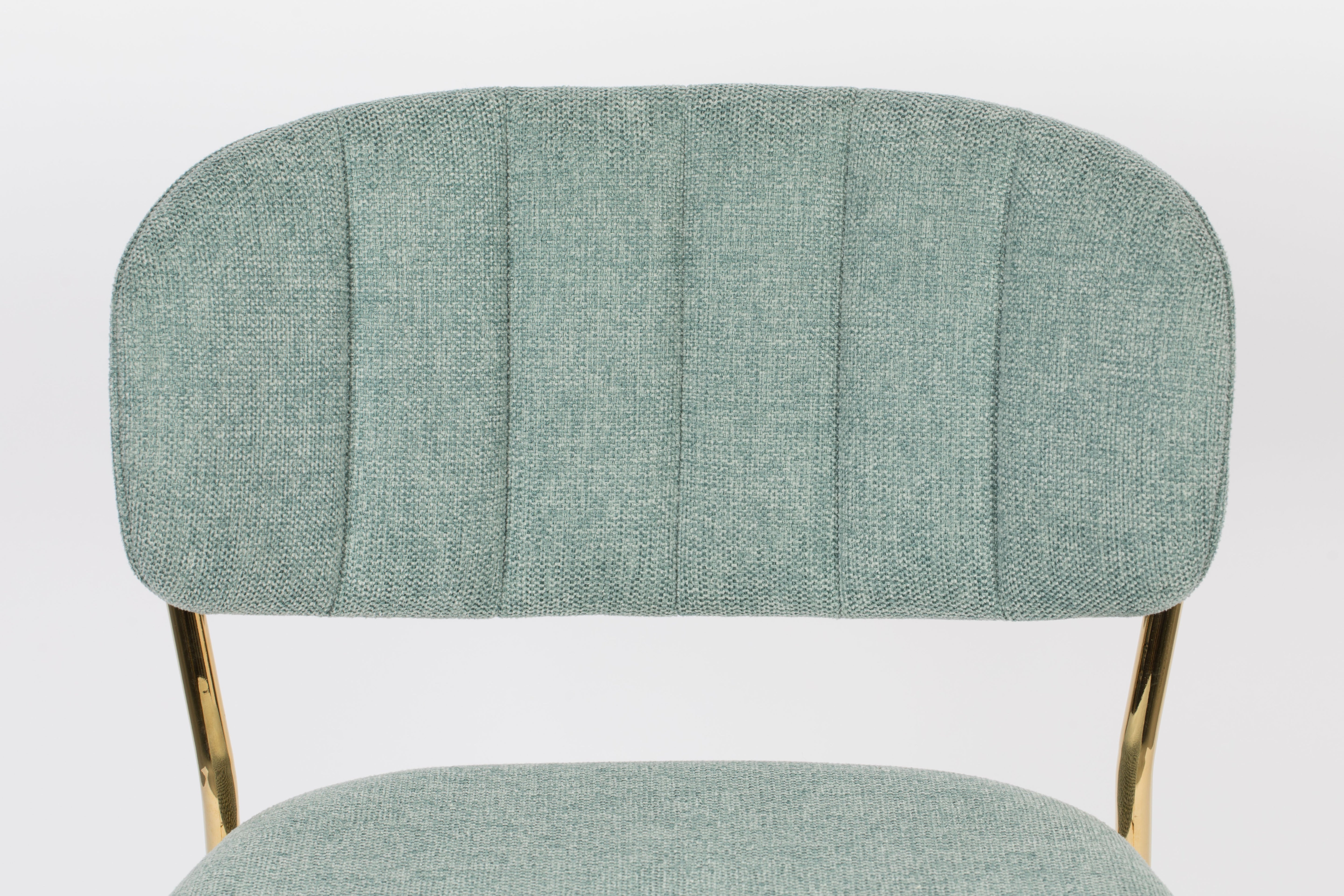 Barkruk JOLIEN lichtgroen met gouden basis