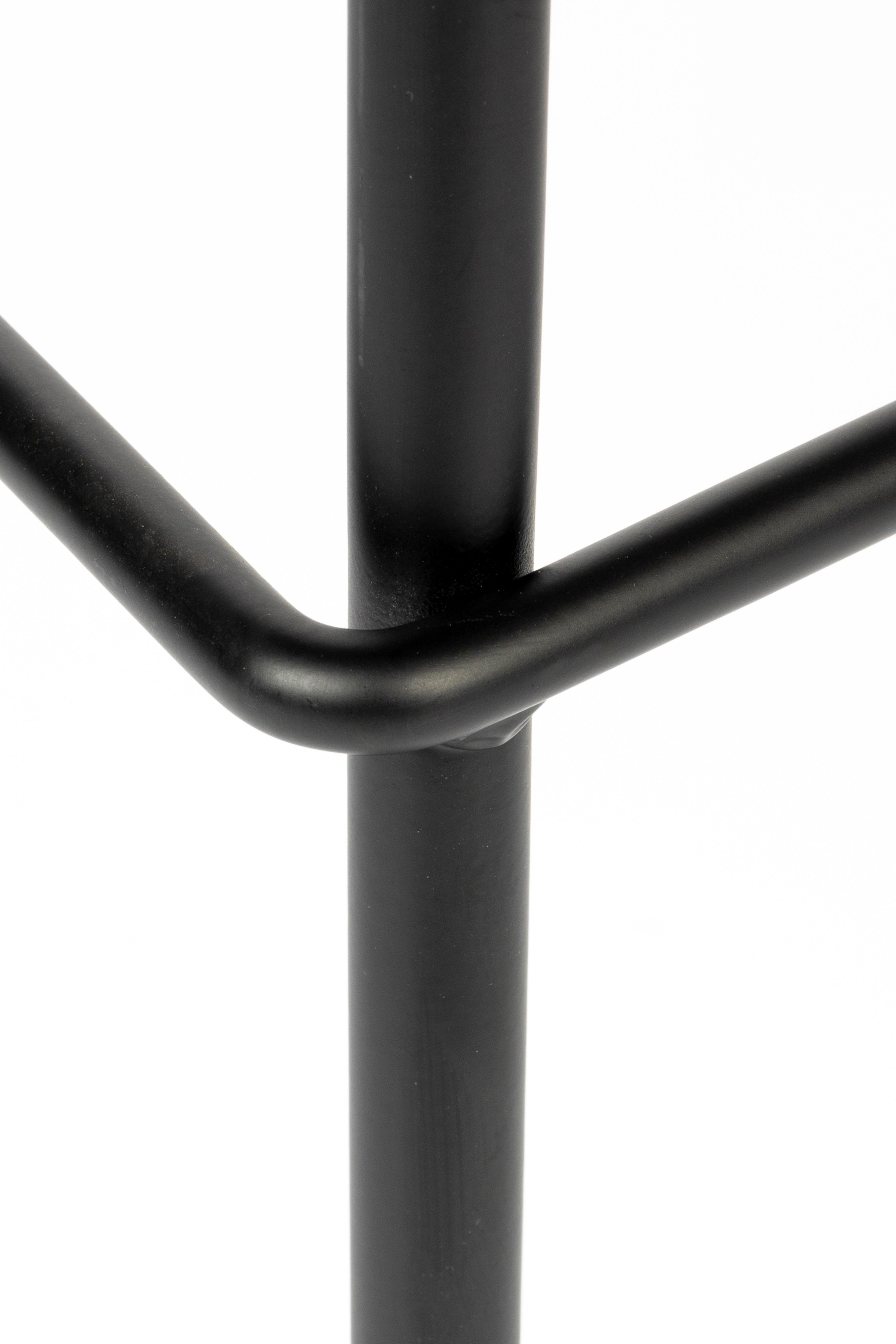 Jolien Boucle Bar Bar Chair with a black base