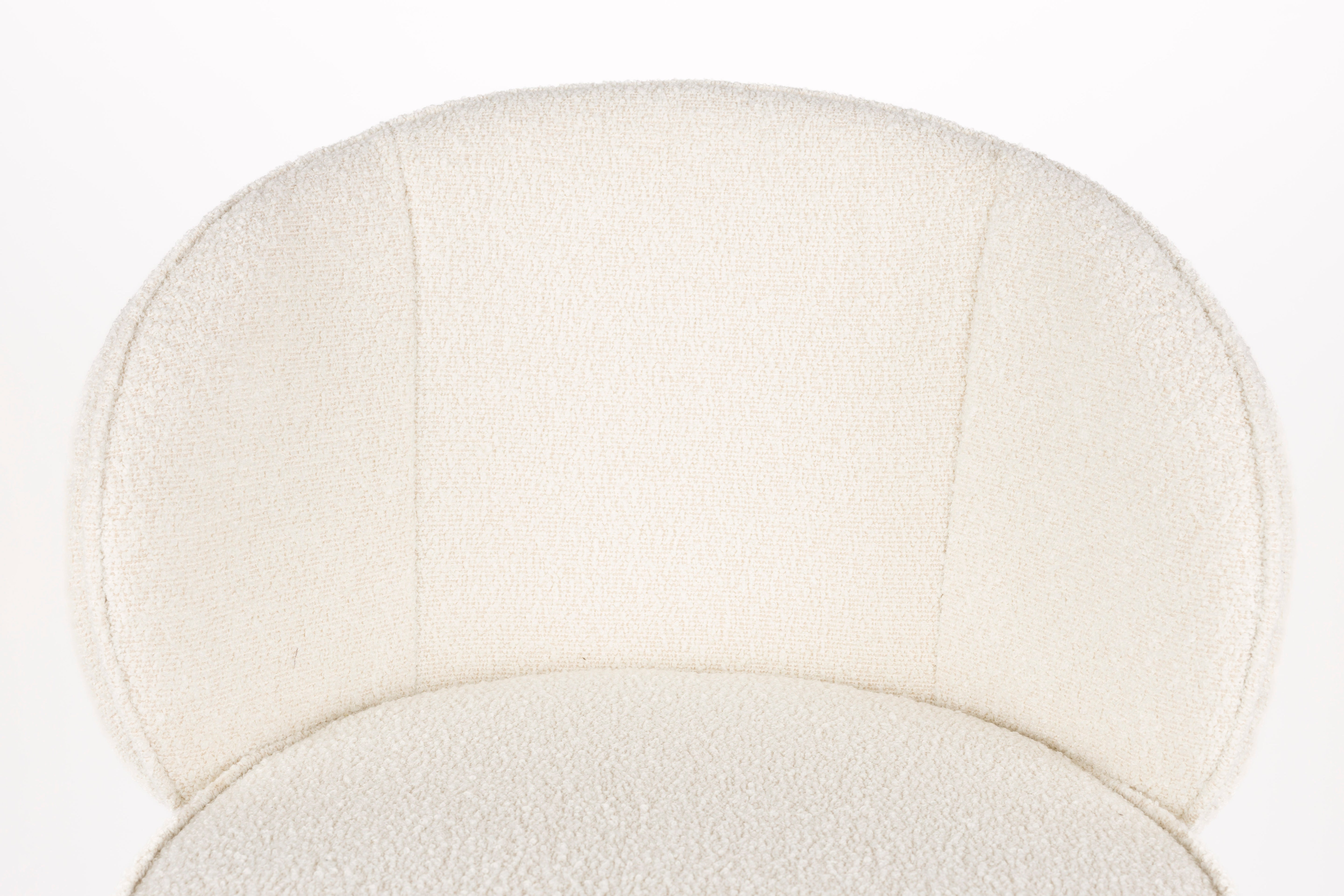 Hocker JOA wit met zwarte basis