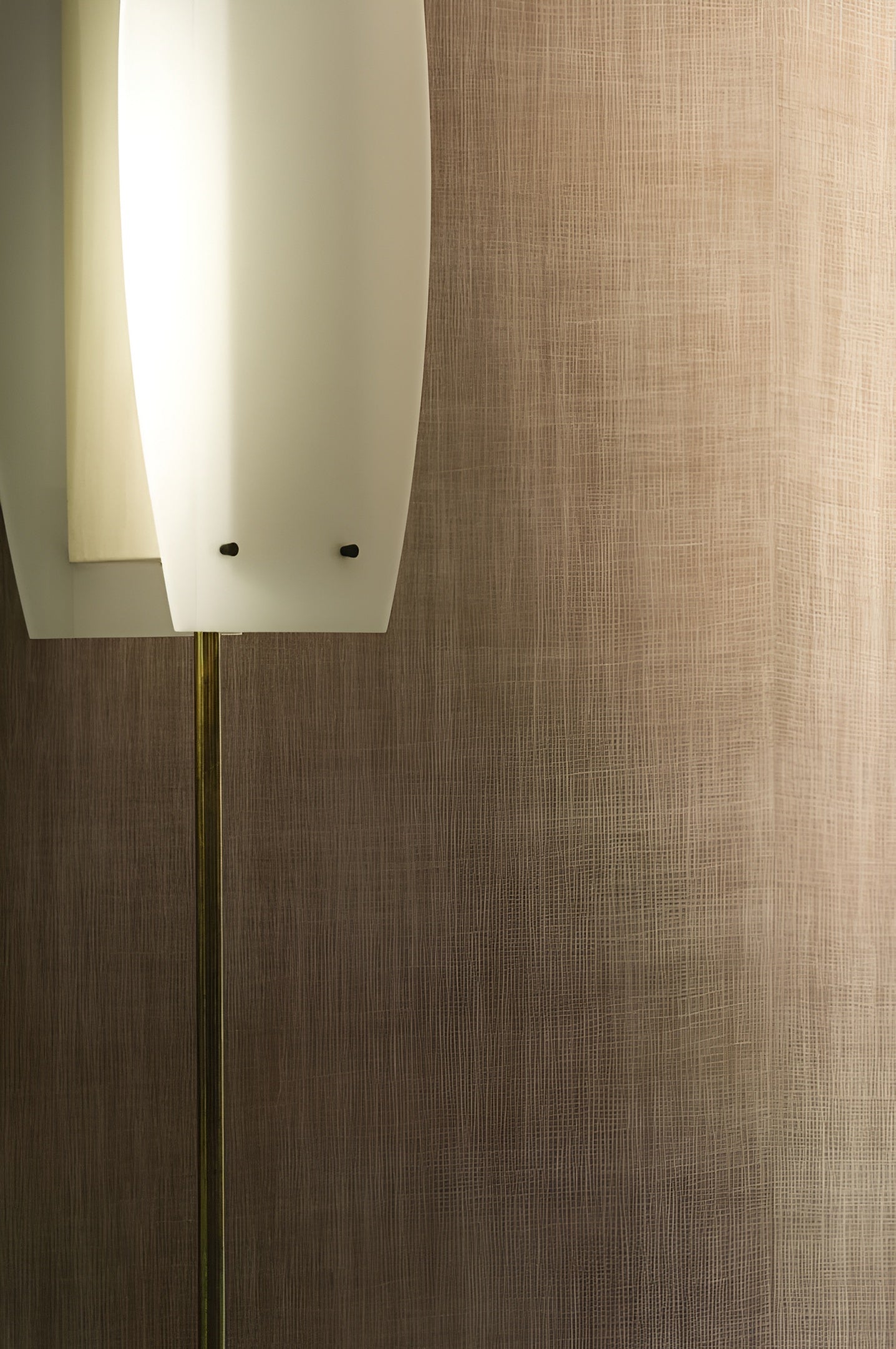 HEMERA Metallic Textured Fabric Wallpaper - Blush Powder Pink