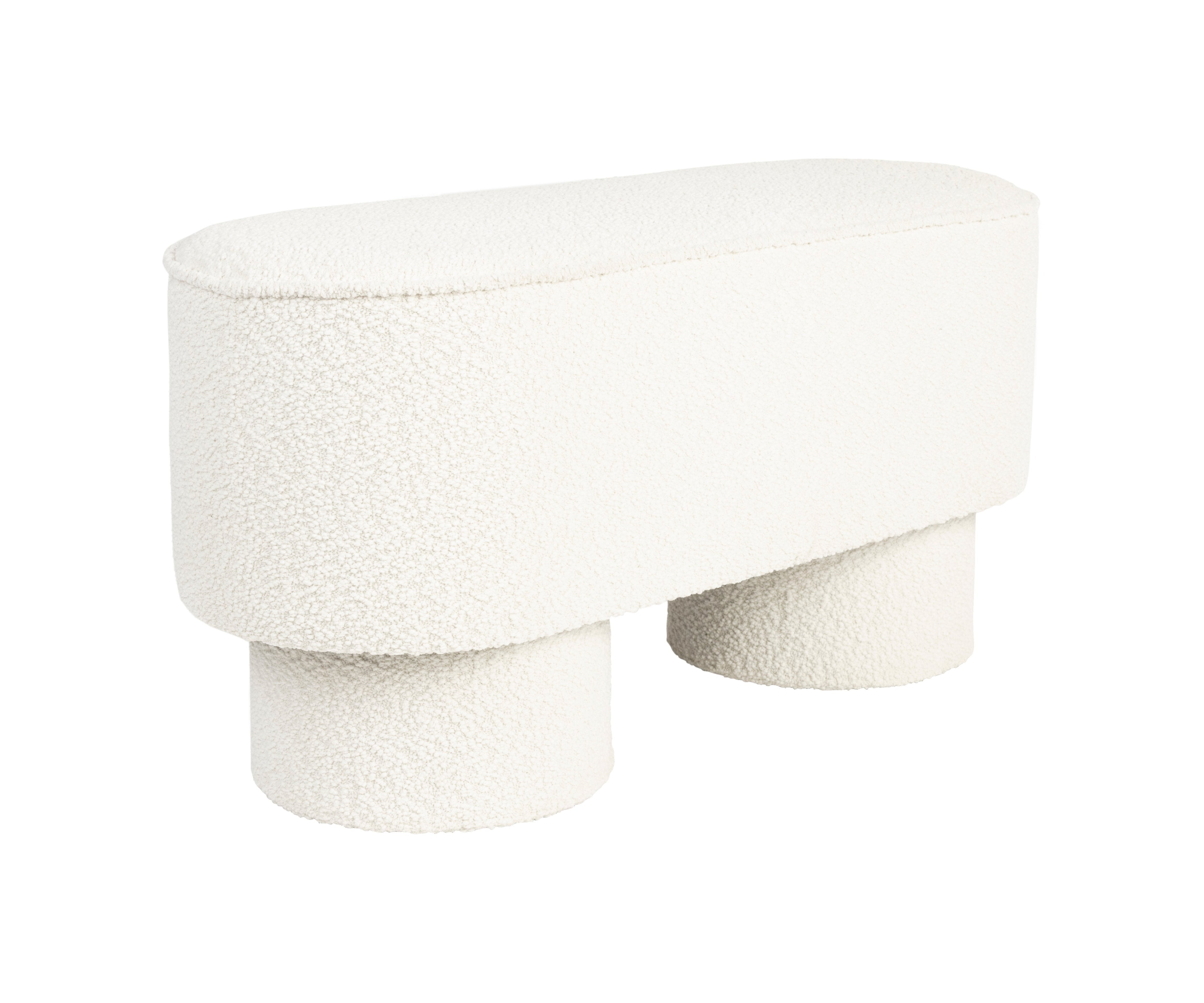 Witte boucle beklede MARCOS bank