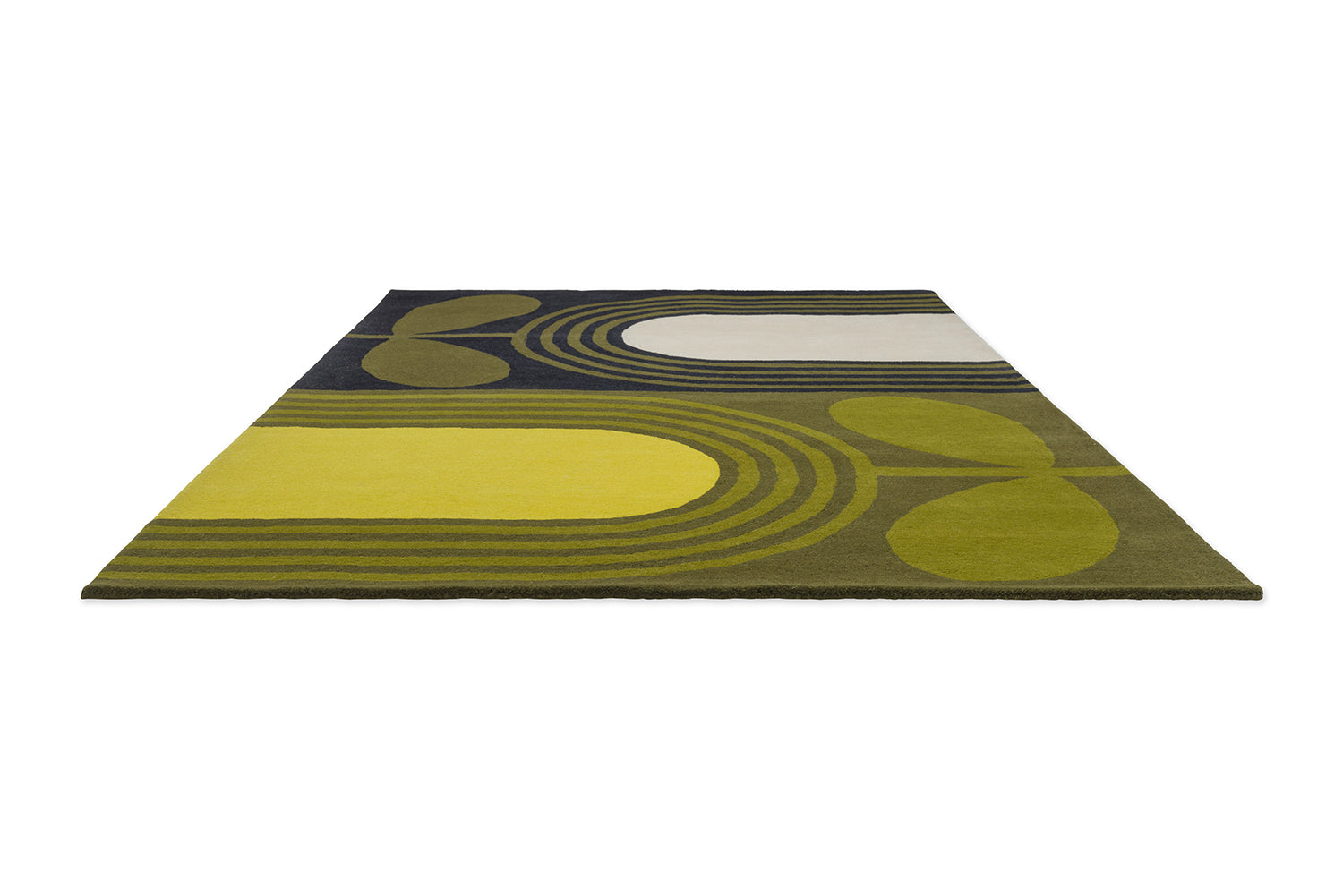 STRIPED TULIP SEAGRASS rug green