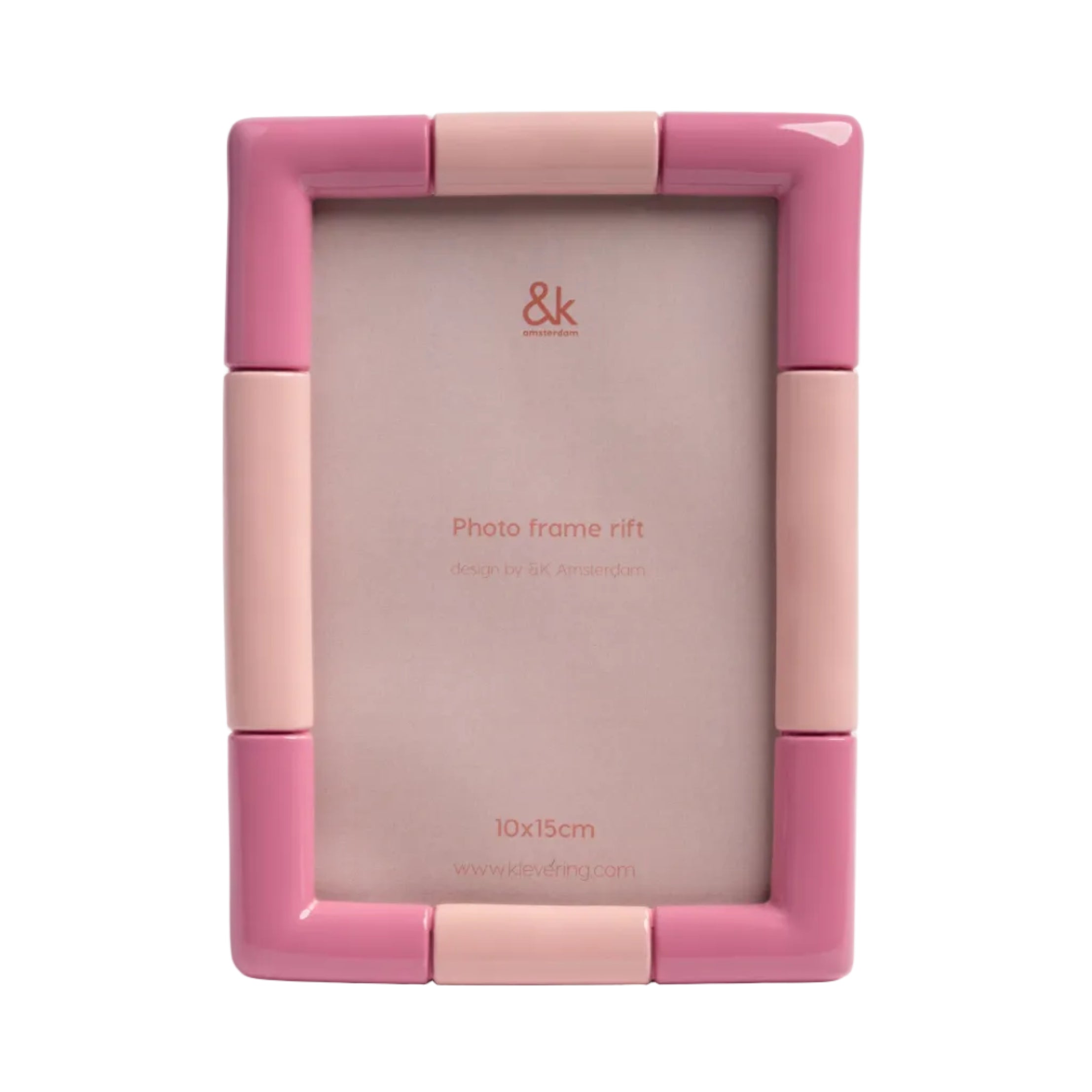 Ramka na zdjęcia RIFT RECTANGLE różowy – &k Amsterdam