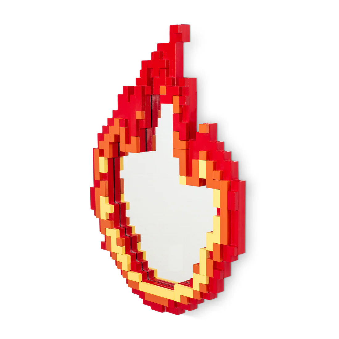 Pixel mirror - red flame