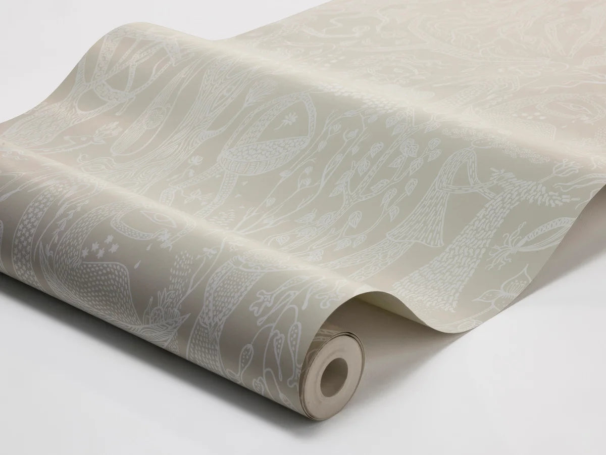 Beige tapijt met etnisch patroon POEME D'AMOUR